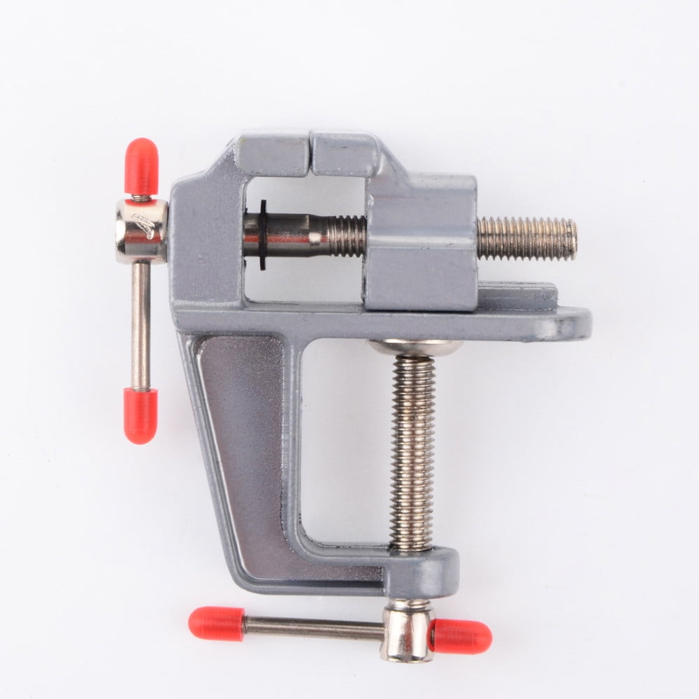 Bench Vice Table Vice Vise Hobby Lock Swivel Aluminum Craft Jewelry Clamp Other, Screwdriverclearance Sale, 1 Table Vise Silver - Image 7