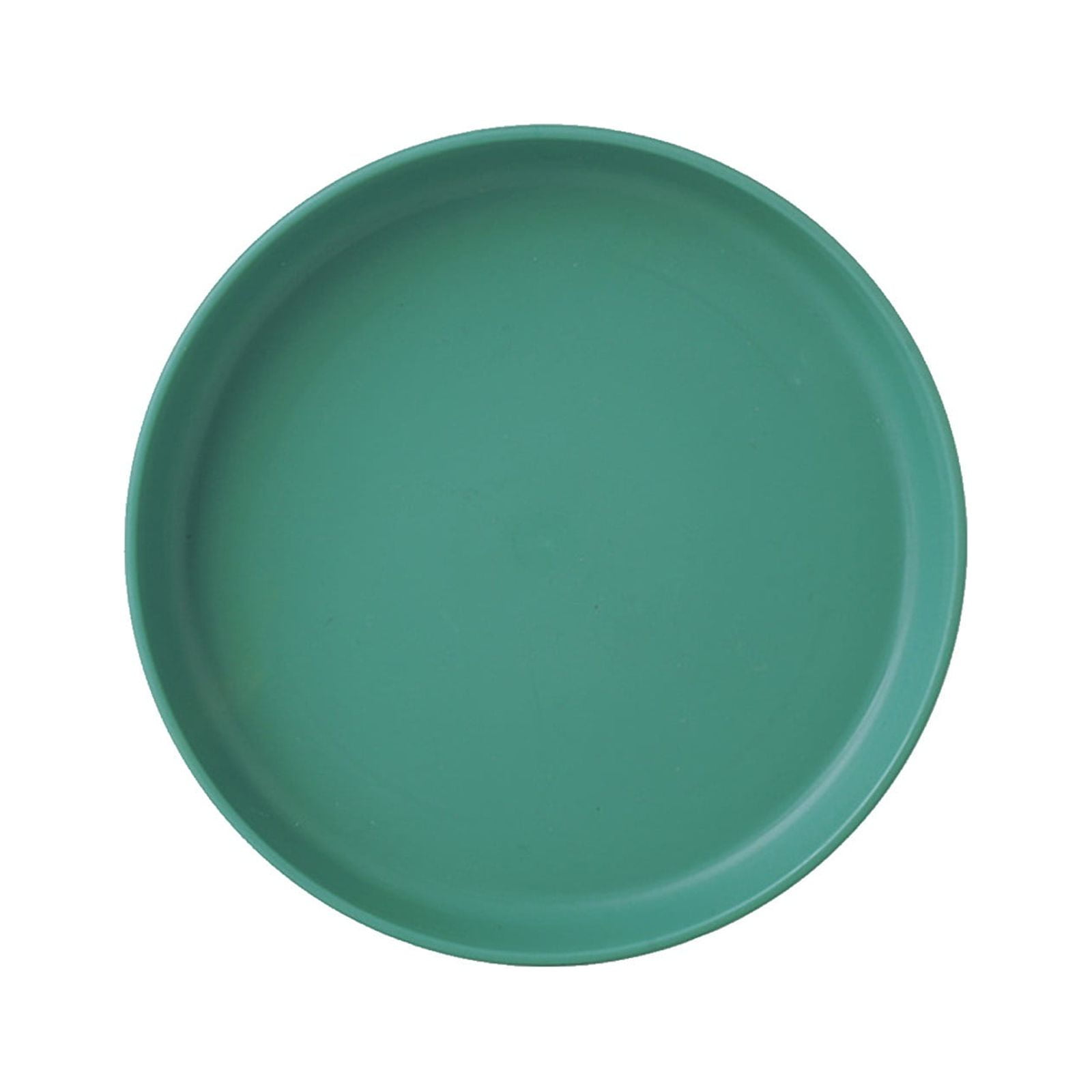 JWDX Baking Trays and Trays Clearance! Macaron Spit Bone Dish Spit Bone Dish Household Snack Small Dish Pickle Dish Plastic Snack Cake Dish Dining Table Garbage Plate, Include 1Pc Plate Green - Image 1