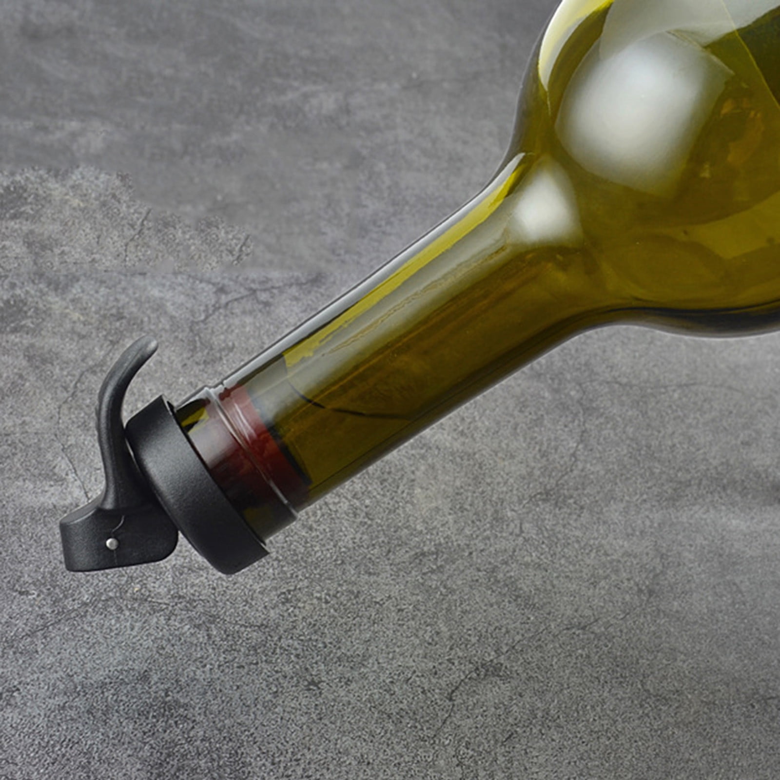 JWDX Wine Stopper Clearance! Red Wine Stopper Pumping Fresh Keeping Stopper Manually Press Down Wine Bottle Stopper Champagne Stopper Wine Vacuum Wine Stopper, Include 1X Wine Bottle Stopper Black - Image 6
