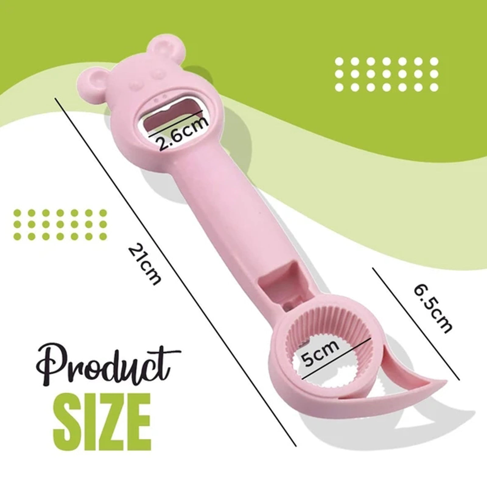 JWDX Bottle and Can Openers Clearance! Opener 4Pcs Can Cap Canned Bottle Home Bottle Multifunctional 4-In-1 Kitchen，Dining & Bar, Four in One Corkscrew Promotion Include 4 × Bottle Opener AS shown - Image 3