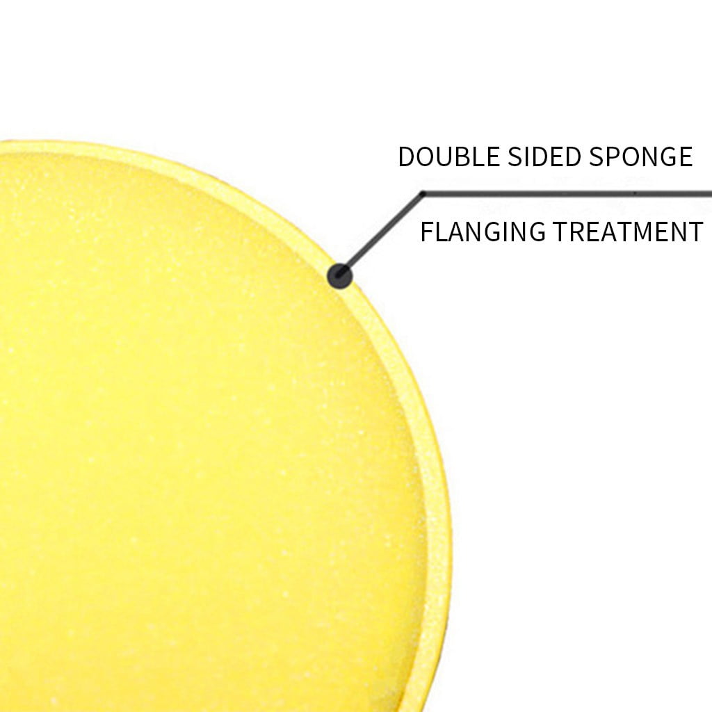 JWDX Cleaning Brush Clearance! Sponge Pad Wax Household for Car Cleaning Polishing Polishing Kit Car Applicator Cleaning Supplies, Cleaning Brush Promotion Include 12X Car Washing Sponge Yellow - Image 5