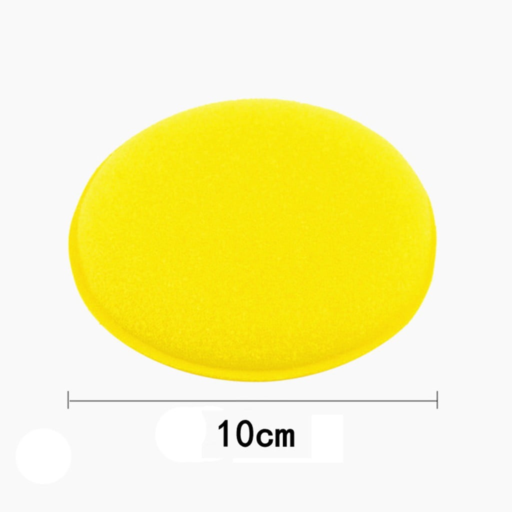 JWDX Cleaning Brush Clearance! Sponge Pad Wax Household for Car Cleaning Polishing Polishing Kit Car Applicator Cleaning Supplies, Cleaning Brush Promotion Include 12X Car Washing Sponge Yellow - Image 7