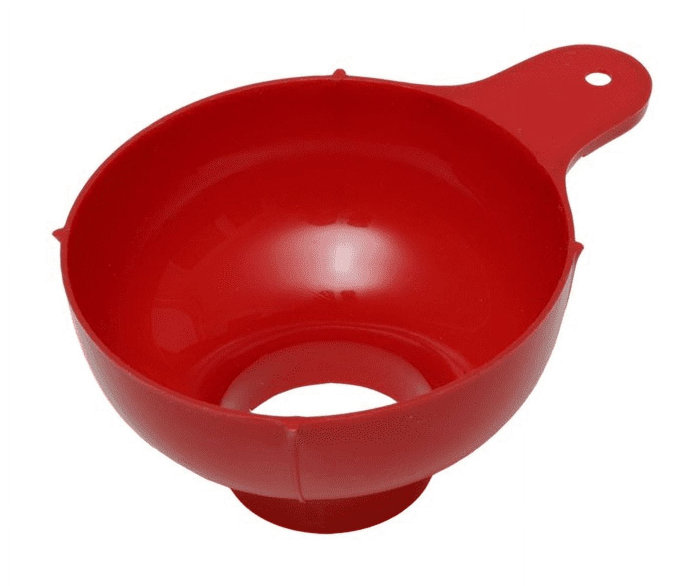 JWDX Funnel Clearance! Plastic Red Wide Mouth Funnel, Kitchen Funnel Promotion Include 1X Funnel Watermelon red - Image 2