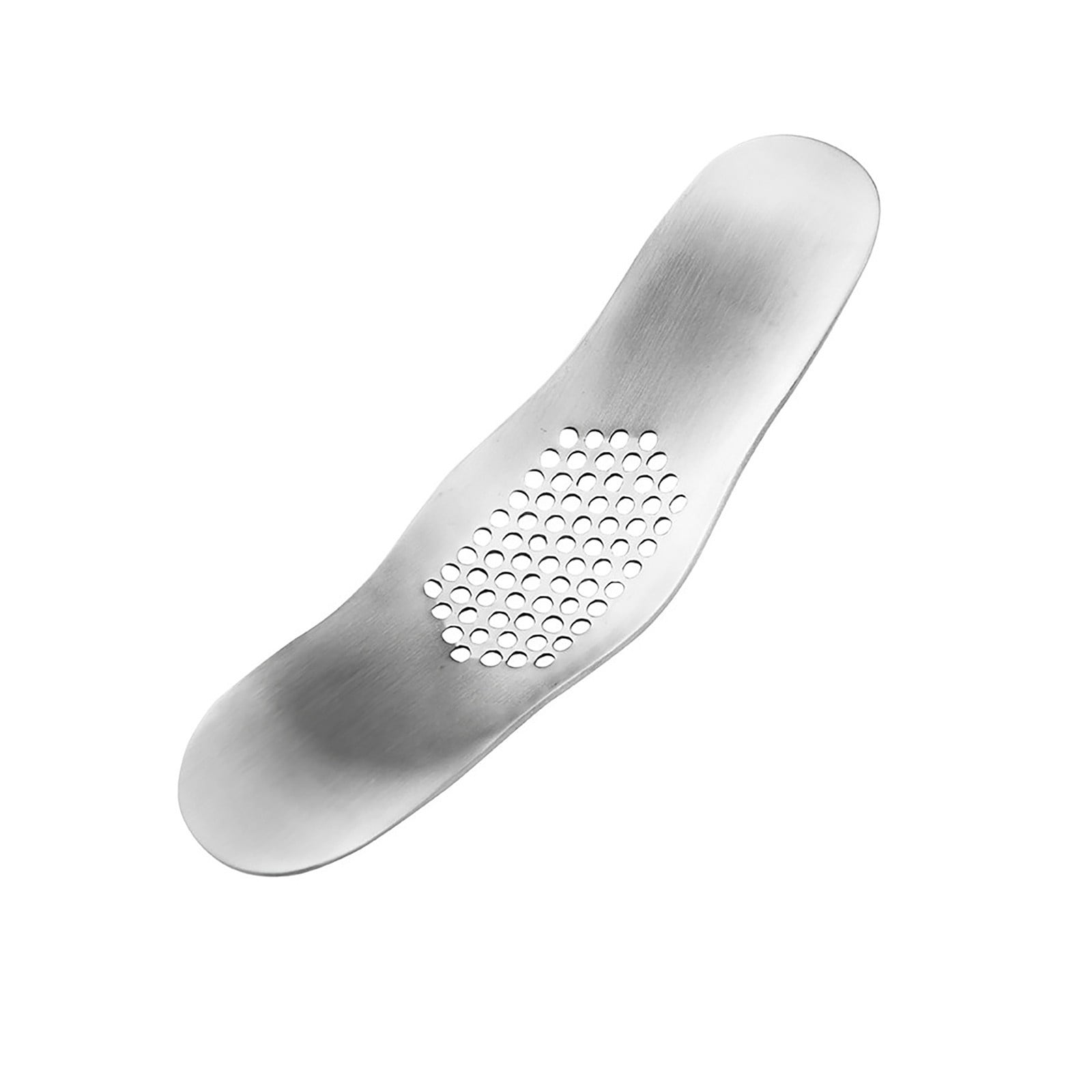 JWDX Garlic Press Clearance! Press Mincer Steel Chopper Rocking Peeler Stainless Crusher Garlic Tool Tools Home Improvement, Garlic Press Promotion Include 1 Stainless Steel Garlic and Ginger Grater AS shown - Image 1