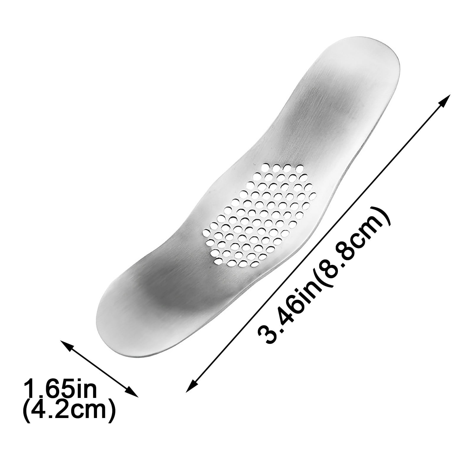 JWDX Garlic Press Clearance! Press Mincer Steel Chopper Rocking Peeler Stainless Crusher Garlic Tool Tools Home Improvement, Garlic Press Promotion Include 1 Stainless Steel Garlic and Ginger Grater AS shown - Image 4