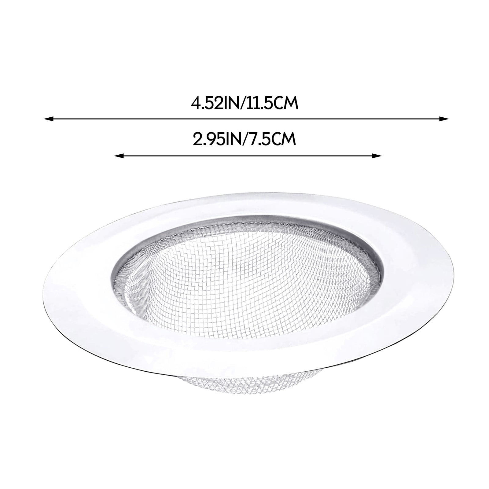 JWDX Strainers Clearance! Sink Strainer, Stainless Steel Kitchen Sink Strainer, Wide Edge, Suitable, Filter Screen Promotion Include 1X Filter Sink Net B - Image 3
