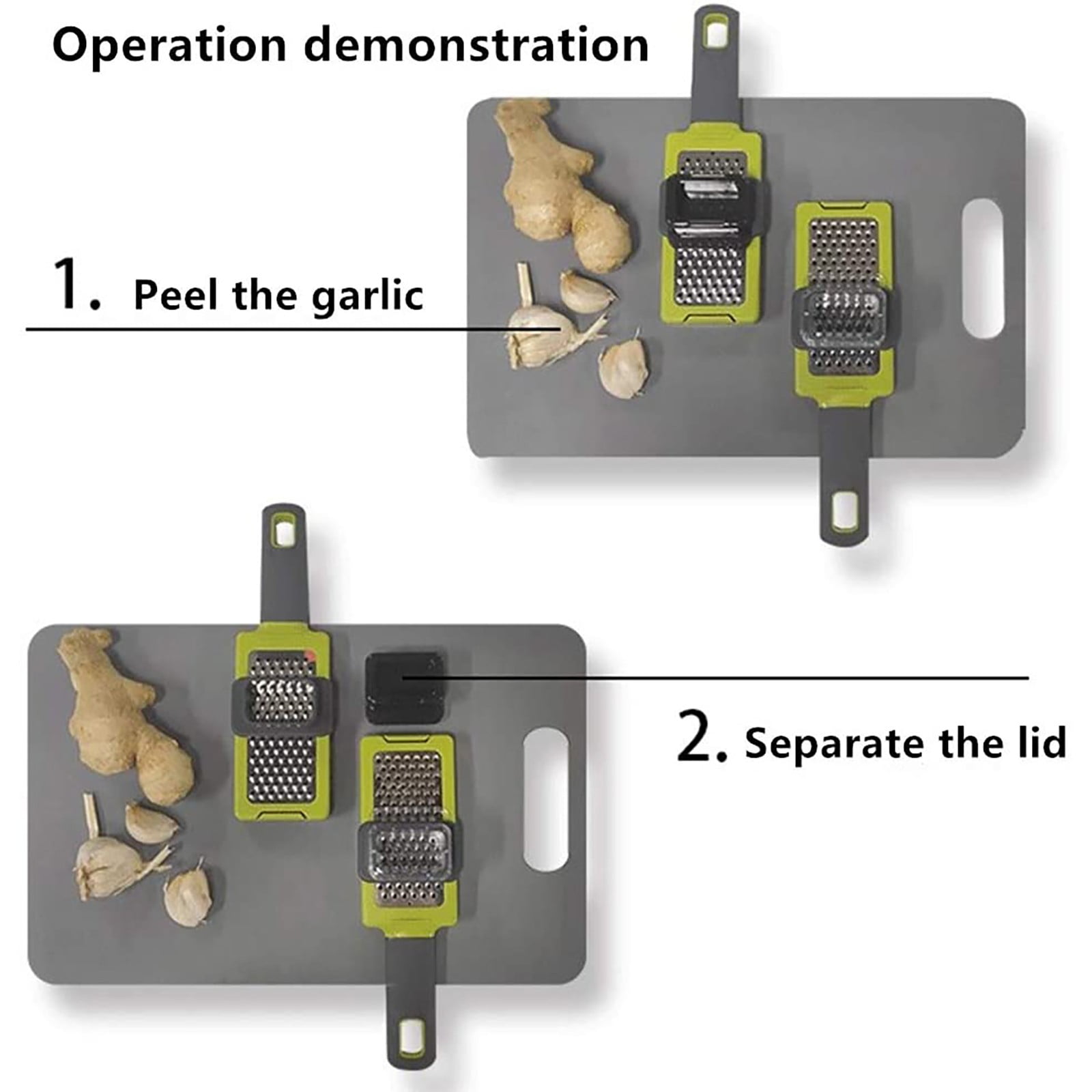 JWDX Garlic Press Clearance! Garlic Press Garlic and Ginger Powder Grinder Kitchen Tools Creative Garlic Press, Garlic Press Promotion Include 1X Garlic Press Green - Image 1