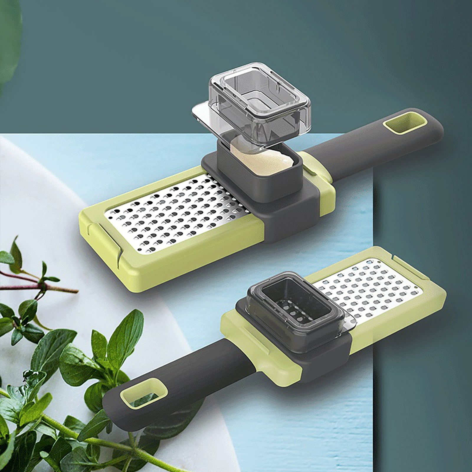 JWDX Garlic Press Clearance! Garlic Press Garlic and Ginger Powder Grinder Kitchen Tools Creative Garlic Press, Garlic Press Promotion Include 1X Garlic Press Green - Image 7