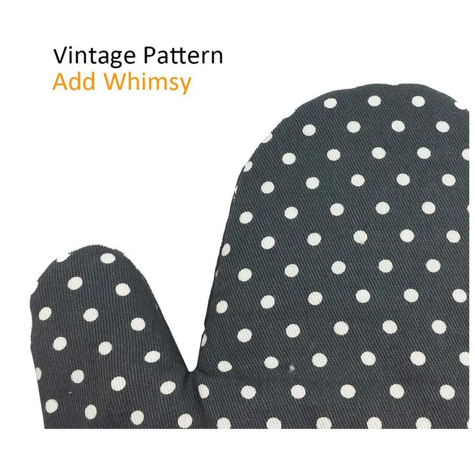 JWDX Oven Mitts Clearance! Kitchen Cooking Cotton Microwave Oven Gloves Mitts Pot Pad Heat Protected Beige, Oven Socks Promotion Include 2*Oven Gloves AS shown - Image 6