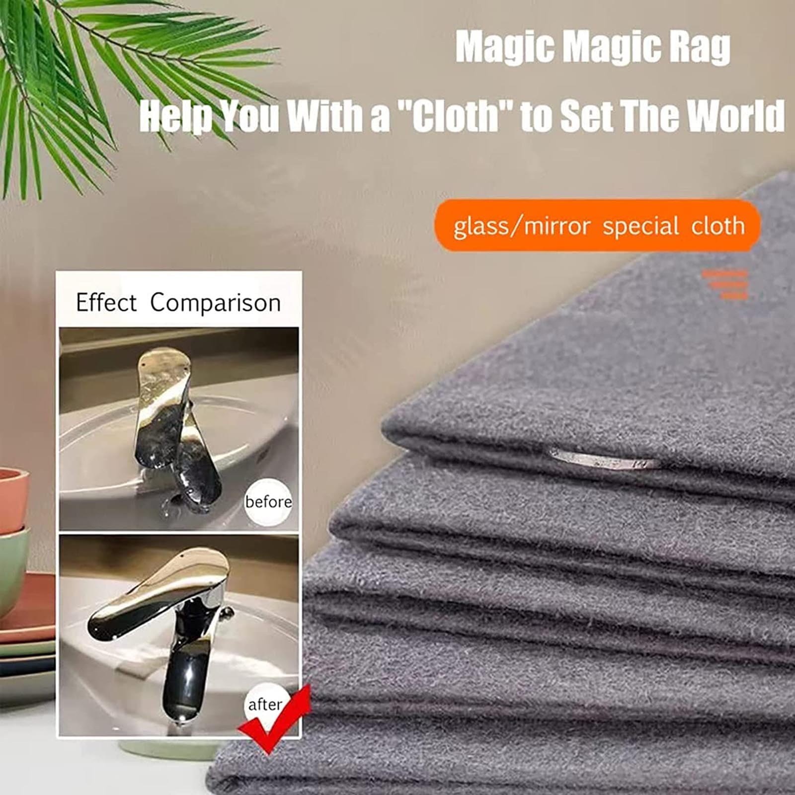 JWDX Wipes Clearance! Cleaning Cloth Microfiber Cleaning Cloth Reusable Microfiber Glass Cleaning Cloth Multipurpose Microfiber Towels for Kitchen Glass Car Window Cleaning, Include 3 Rags GY2A - Image 6