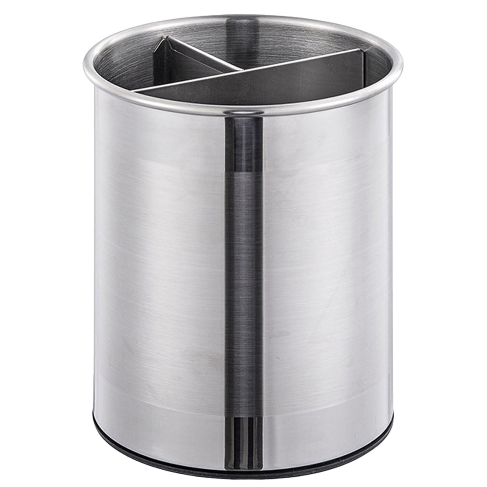 JWDX Storage Containers Clearance! Kitchen Living Room Storage Bucket Household Stainless Steel Lidless Rotating Partition Storage Bucket Desktop Storage Bucket, Include A Storage Bucket Grey - Image 1