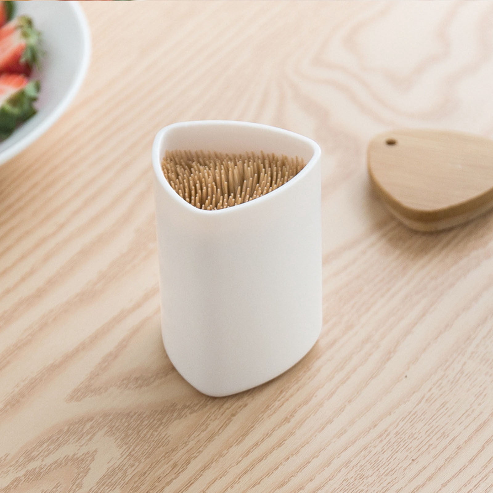 JWDX Storage Containers Clearance! Toothpick Container Toothpick Storage Box Home Hotel Simple White Toothpick Bottle Suitable for Family Restaurant Hotel, Include 1*Toothpick Box AS shown - Image 8