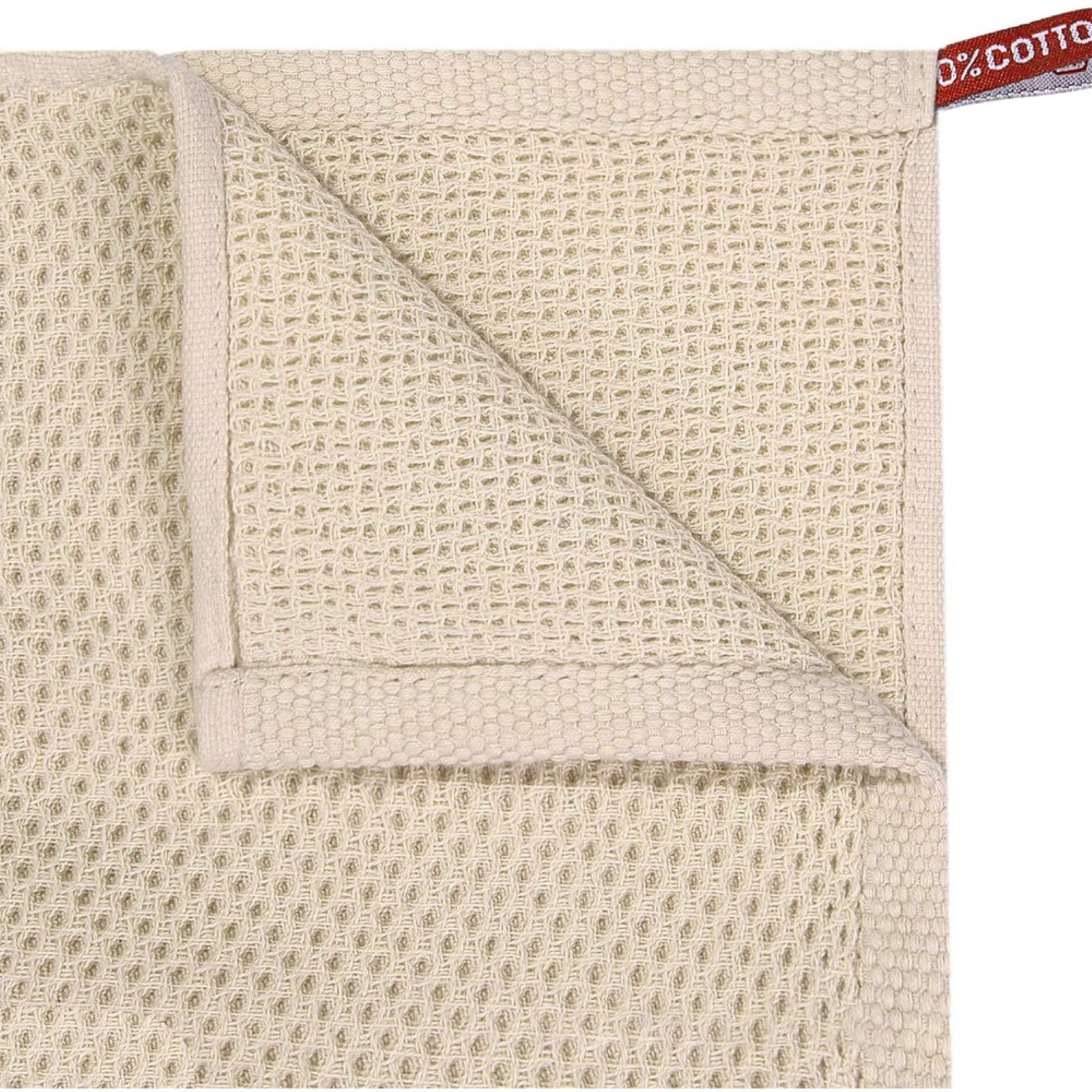 JWDX Wipes Clearance! Cotton Brown Kitchen Dish Cloths Weave Ultra Soft Absorbent Dish Towels Quick Drying Dish Rags 12X12Inches 5Pc, Household Cleaning Cloth Promotion Include 5X Rag Towel Beige - Image 3