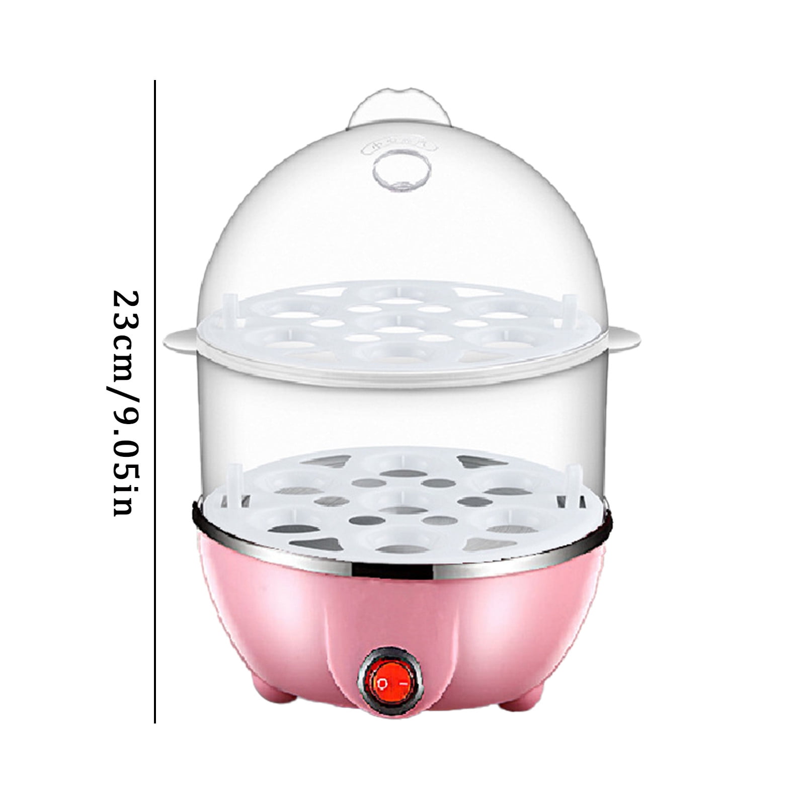 JWDX Egg Steamer Clearance! Eggs Cooker Double Breakfast Machine Stainless Steel Multi Function Steamer, Cooking Molds Promotion Include 1*Egg Steamer Yellow - Image 3