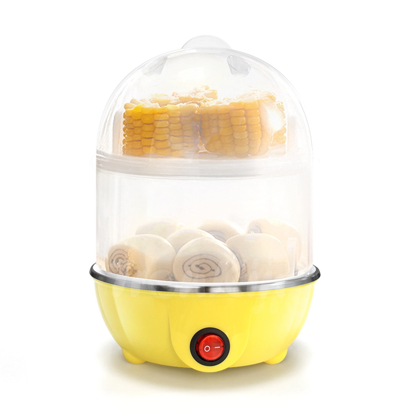 JWDX Egg Steamer Clearance! Eggs Cooker Double Breakfast Machine Stainless Steel Multi Function Steamer, Cooking Molds Promotion Include 1*Egg Steamer Yellow - Image 8