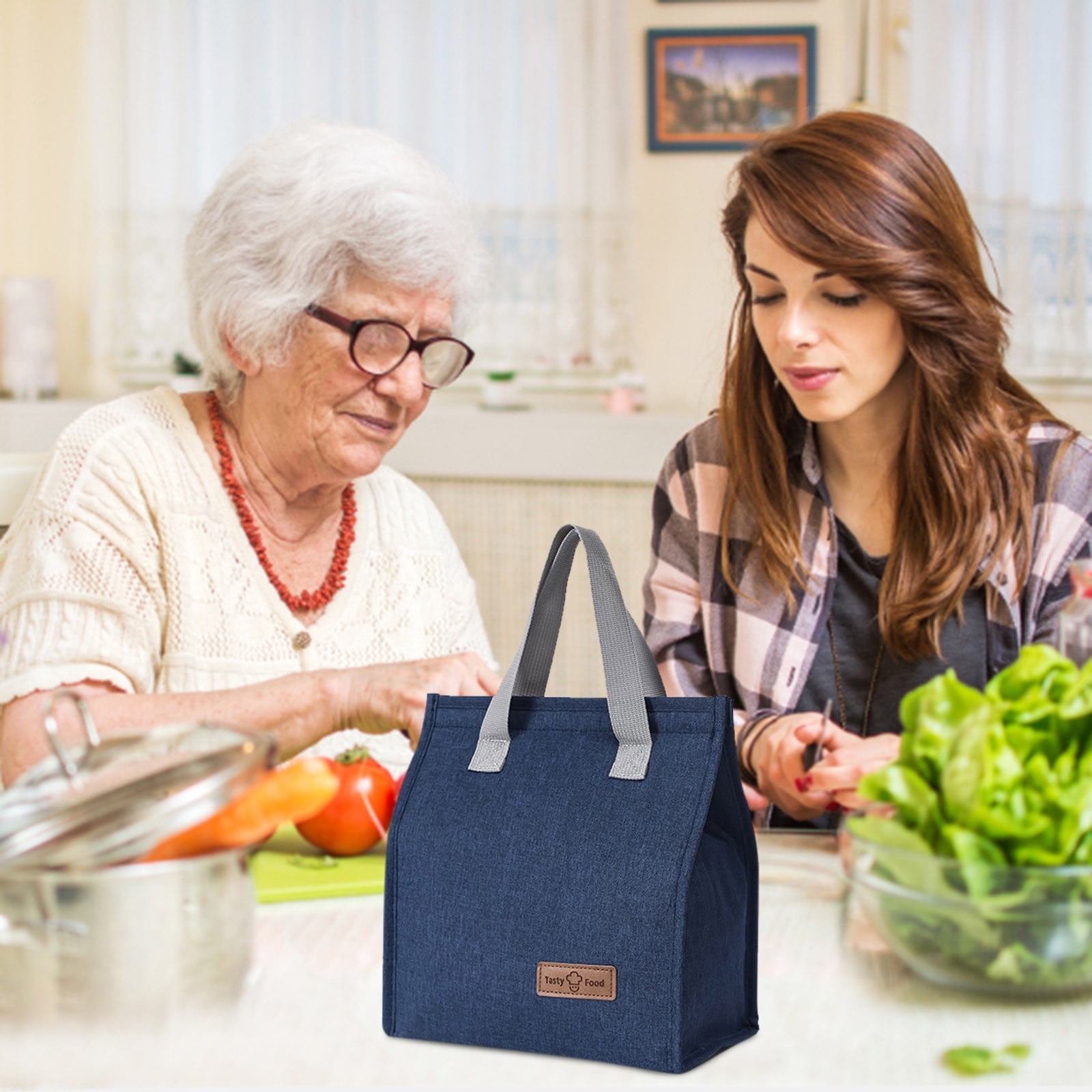 JWDX Lunch Bag Clearance! Lunch Bag Insulated Thermal Food Storage Bag Portable Travel Working Bento Box, Bento Case Promotion Include 1Pc Lunch Bag A - Image 2