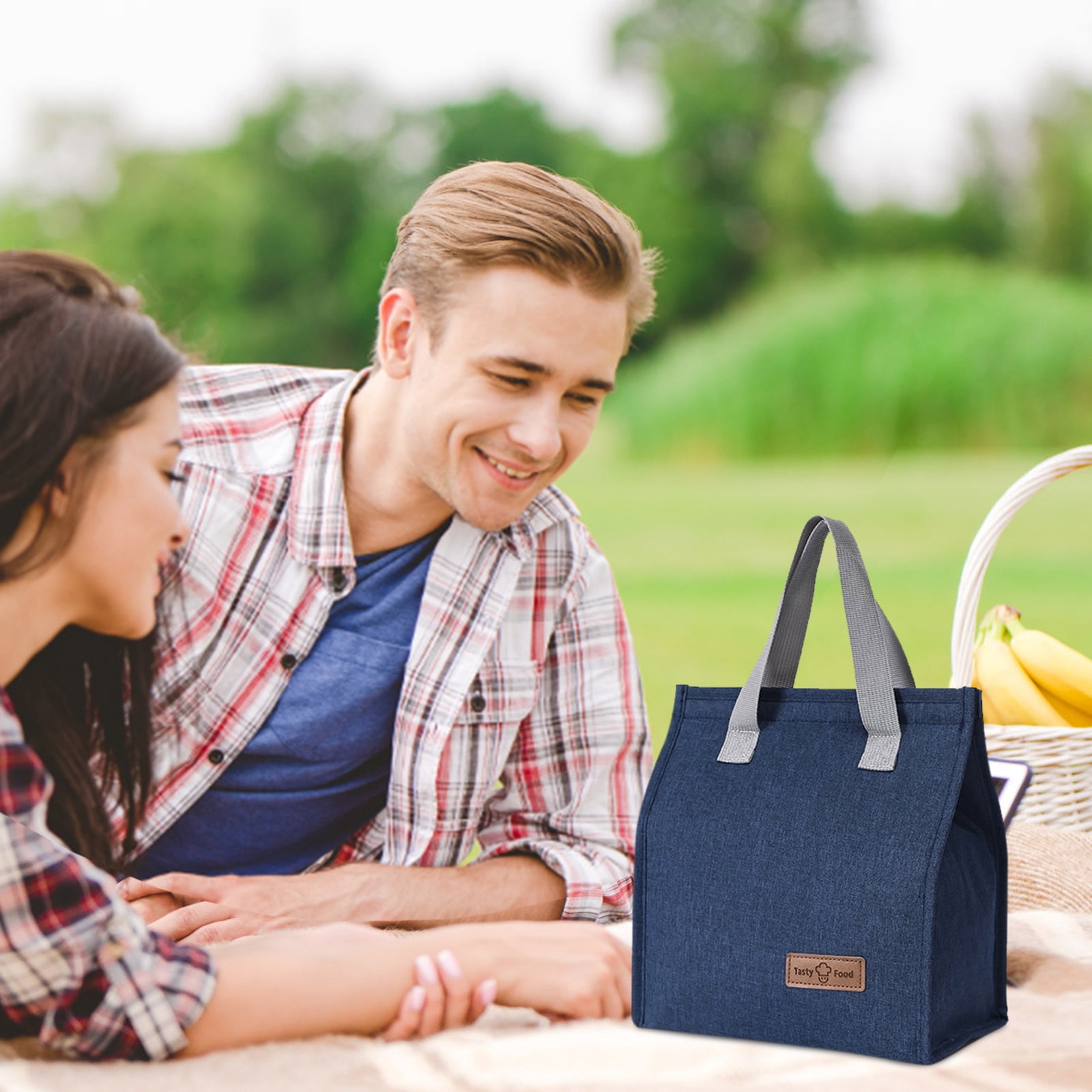 JWDX Lunch Bag Clearance! Lunch Bag Insulated Thermal Food Storage Bag Portable Travel Working Bento Box, Bento Case Promotion Include 1Pc Lunch Bag A - Image 4