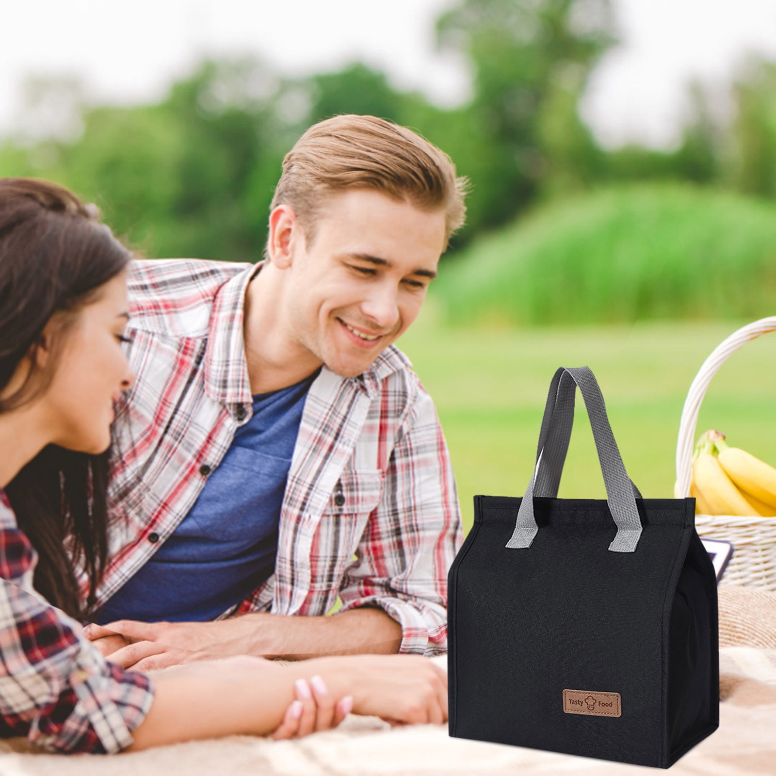 JWDX Lunch Bag Clearance! Lunch Bag Insulated Thermal Food Storage Bag Portable Travel Working Bento Box, Bento Case Promotion Include 1Pc Lunch Bag E - Image 4