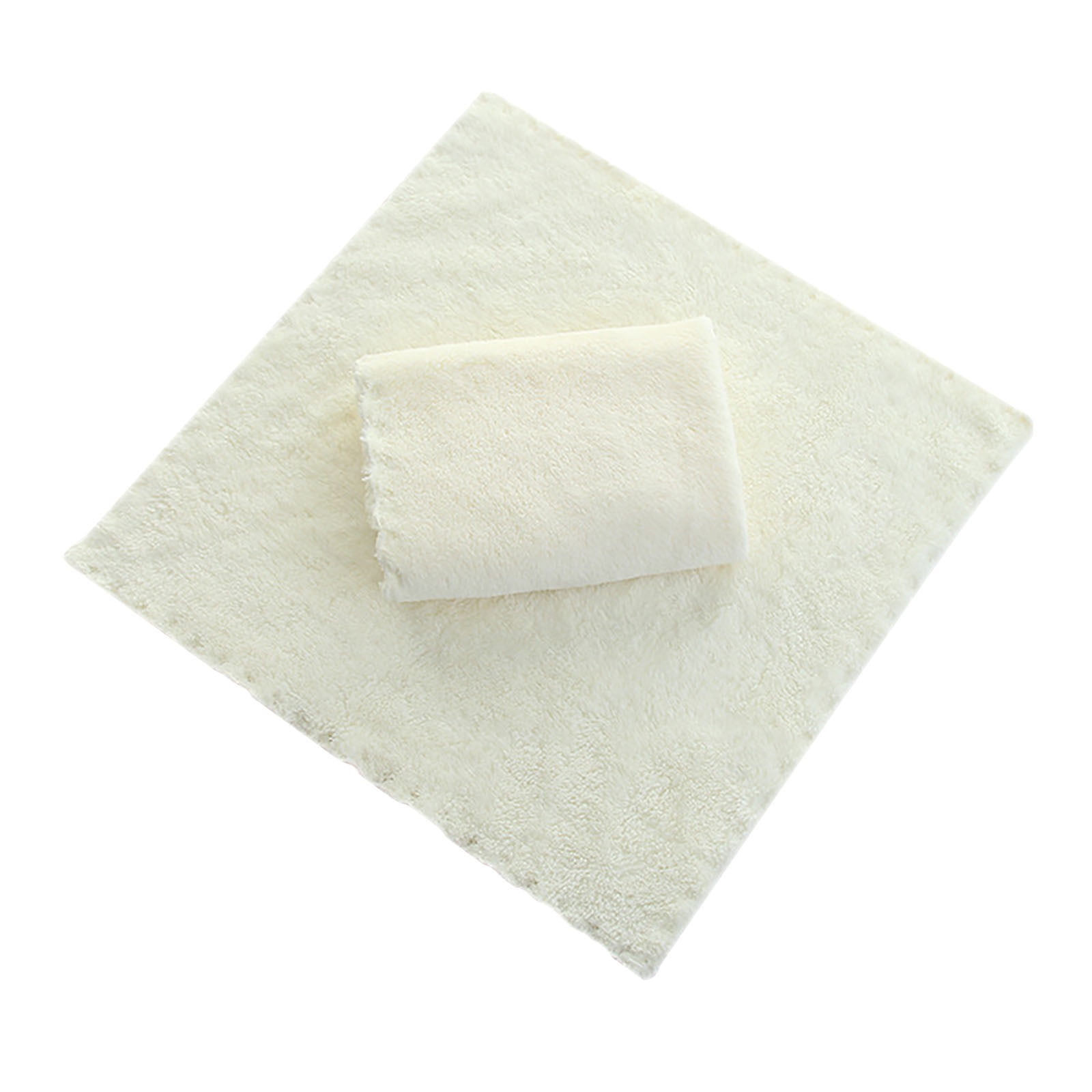 JWDX Wipes Clearance! Coral Fleece Square Handkerchief Soft Absorbent Towel Dish Towels 30*30Cm, Household Cleaning Cloth Promotion Include 1X Towel A - Image 2