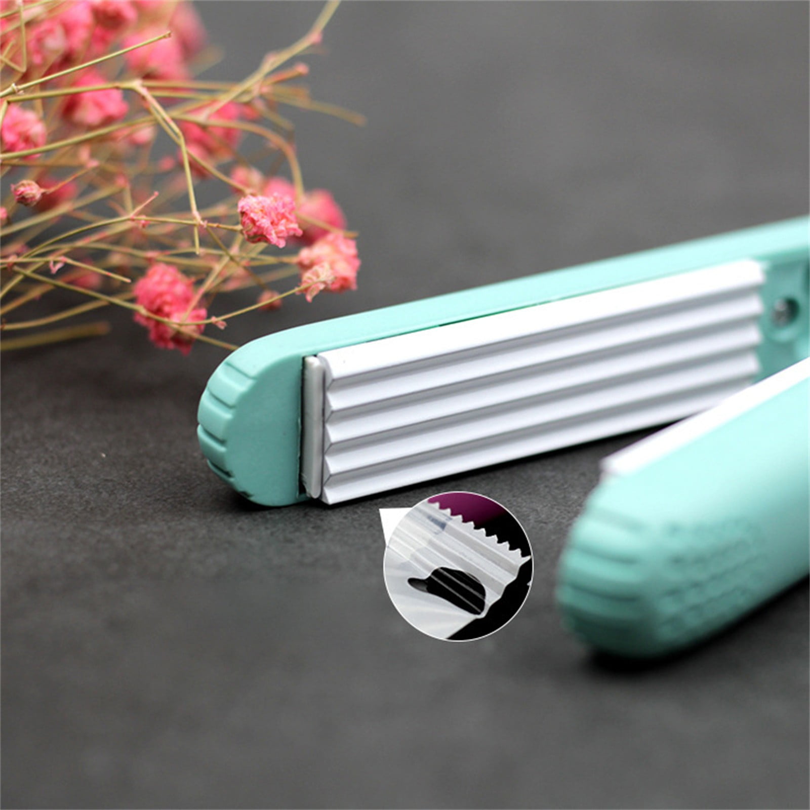 JWDX Sealing Equipment Clearance! Sealing Machine Portable Snack Plastic Bag Sealing Machine Household Hand Pressure Small Thermoplastic Sealing Machine, Include 1*Sealing Machine Blue - Image 5