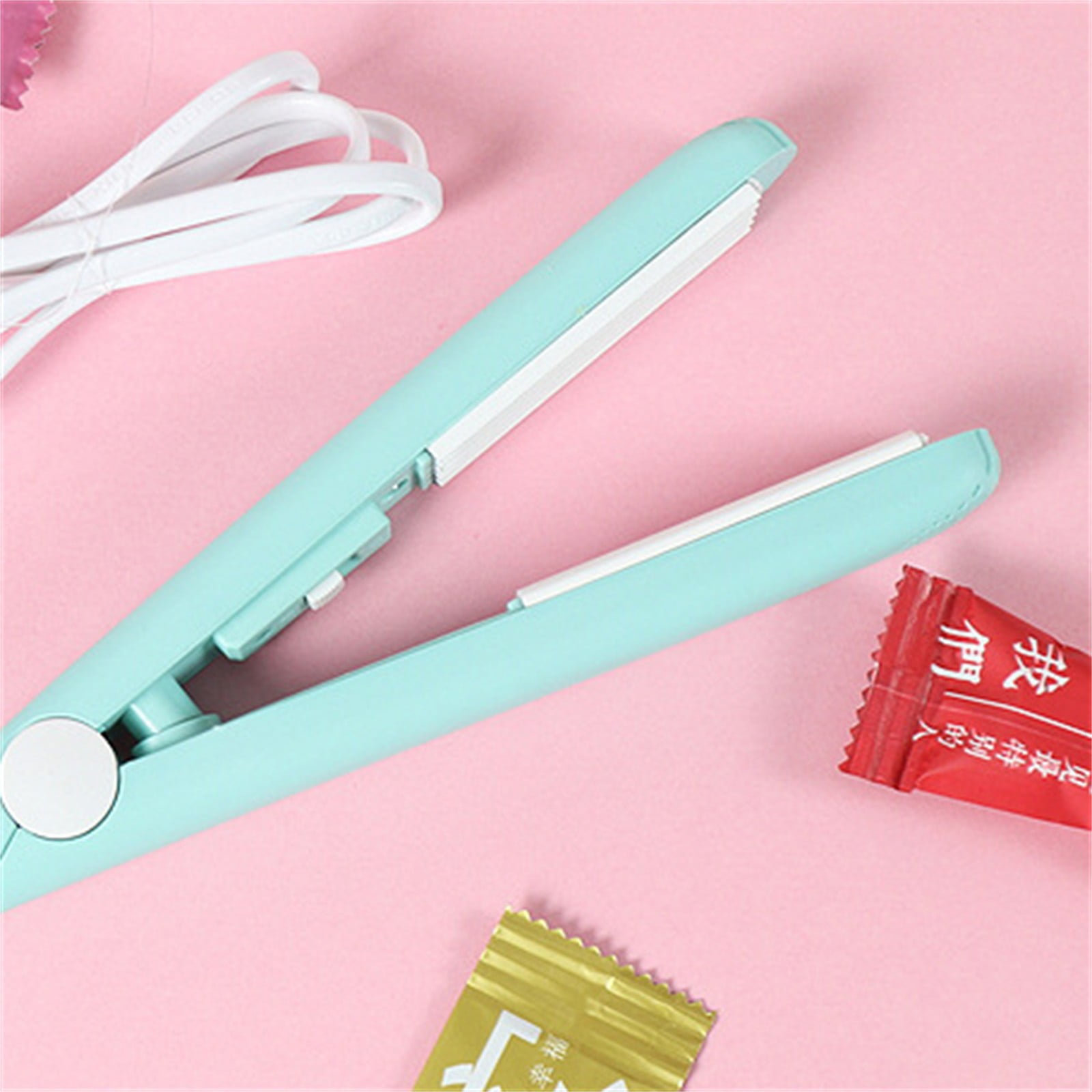 JWDX Sealing Equipment Clearance! Sealing Machine Portable Snack Plastic Bag Sealing Machine Household Hand Pressure Small Thermoplastic Sealing Machine, Include 1*Sealing Machine Blue - Image 7