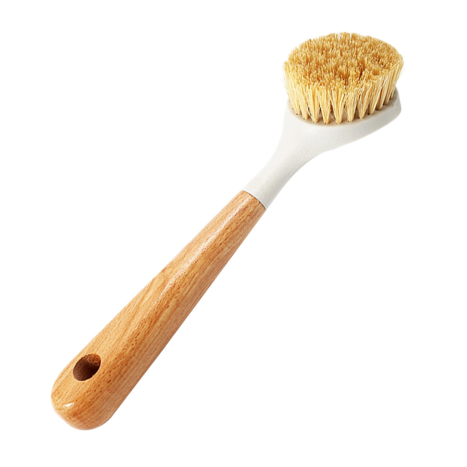 JWDX Cleaning Brush Clearance! Natural Sisal Kitchen Cleaning Brush Pot Scrub Brush with Long Wooden Handle, Cleaning Brush Promotion Include A Pot Brush AS shown - Image 1