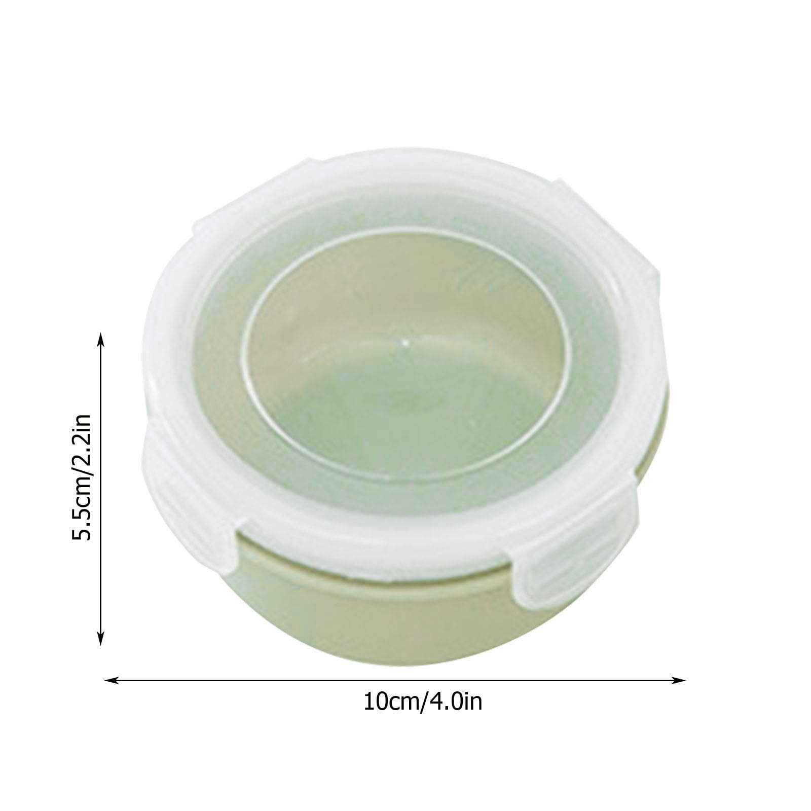 JWDX Storage Containers Clearance! Simple Refrigerator Preservation Box Small Lunch Box Kitchen Lunch Box Plastic Storage Box Sealed Box for Lunch Kitchen Arrangement, Include 1* Bento Box A - Image 3