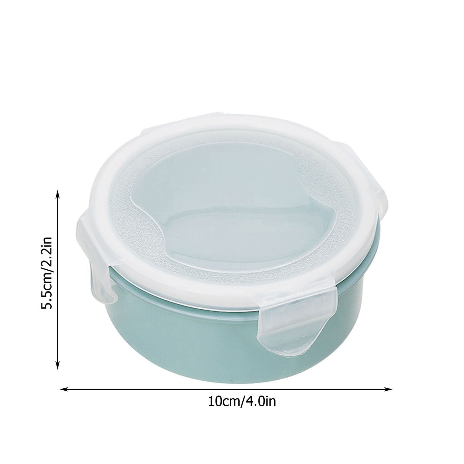 JWDX Storage Containers Clearance! Simple Refrigerator Preservation Box Small Lunch Box Kitchen Lunch Box Plastic Storage Box Sealed Box for Lunch Kitchen Arrangement, Include 1* Bento Box B - Image 3