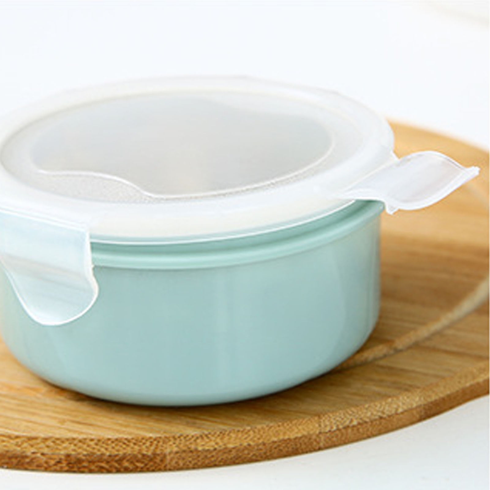 JWDX Storage Containers Clearance! Simple Refrigerator Preservation Box Small Lunch Box Kitchen Lunch Box Plastic Storage Box Sealed Box for Lunch Kitchen Arrangement, Include 1* Bento Box B - Image 8