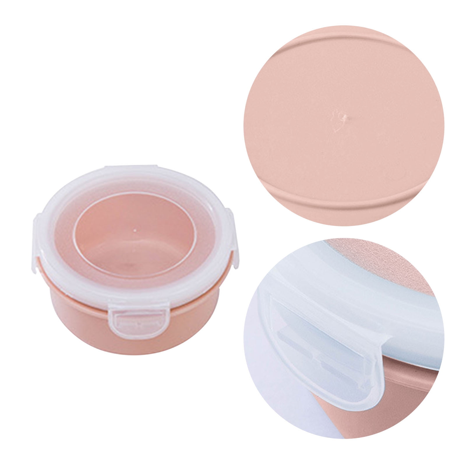 JWDX Storage Containers Clearance! Simple Refrigerator Preservation Box Small Lunch Box Kitchen Lunch Box Plastic Storage Box Sealed Box for Lunch Kitchen Arrangement, Include 1* Bento Box C - Image 4
