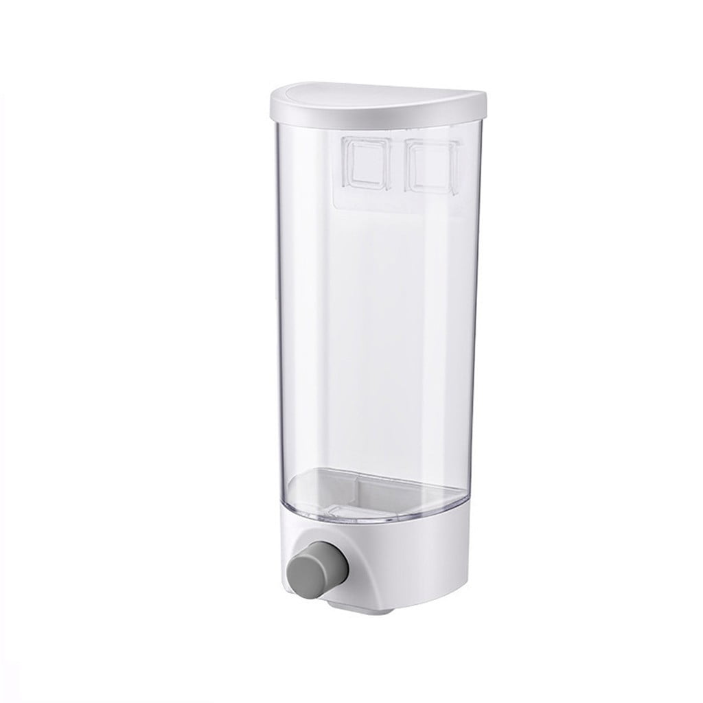 JWDX Food Storage Clearance! Whole Grains Rice Bucket Wall-Mounted Rice Storage Tank Out Rice, Storage Rack Promotion Include 1 Grain Storage Box B - Image 2