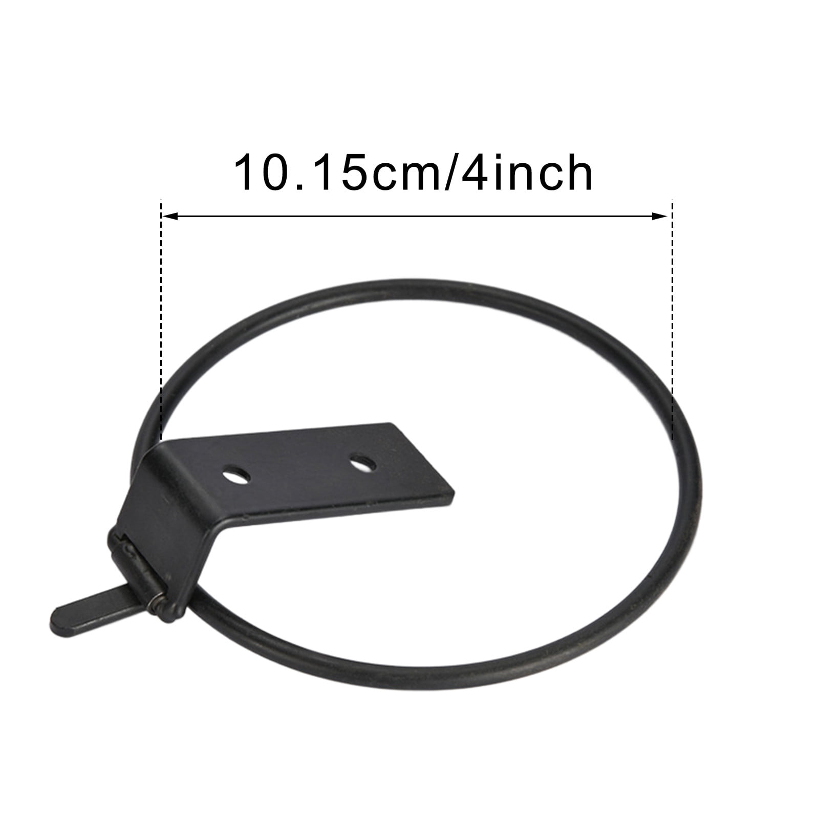 JWDX Rack Clearance! Flowerpot Holder Ring 4 Inch Wall Mounted Flower Pot Hangers Metal Stand Hanging Bracket Basket Hook, Include 1X Flower Pot Stand, 1X Screw, 1X Expansion Tube A - Image 2