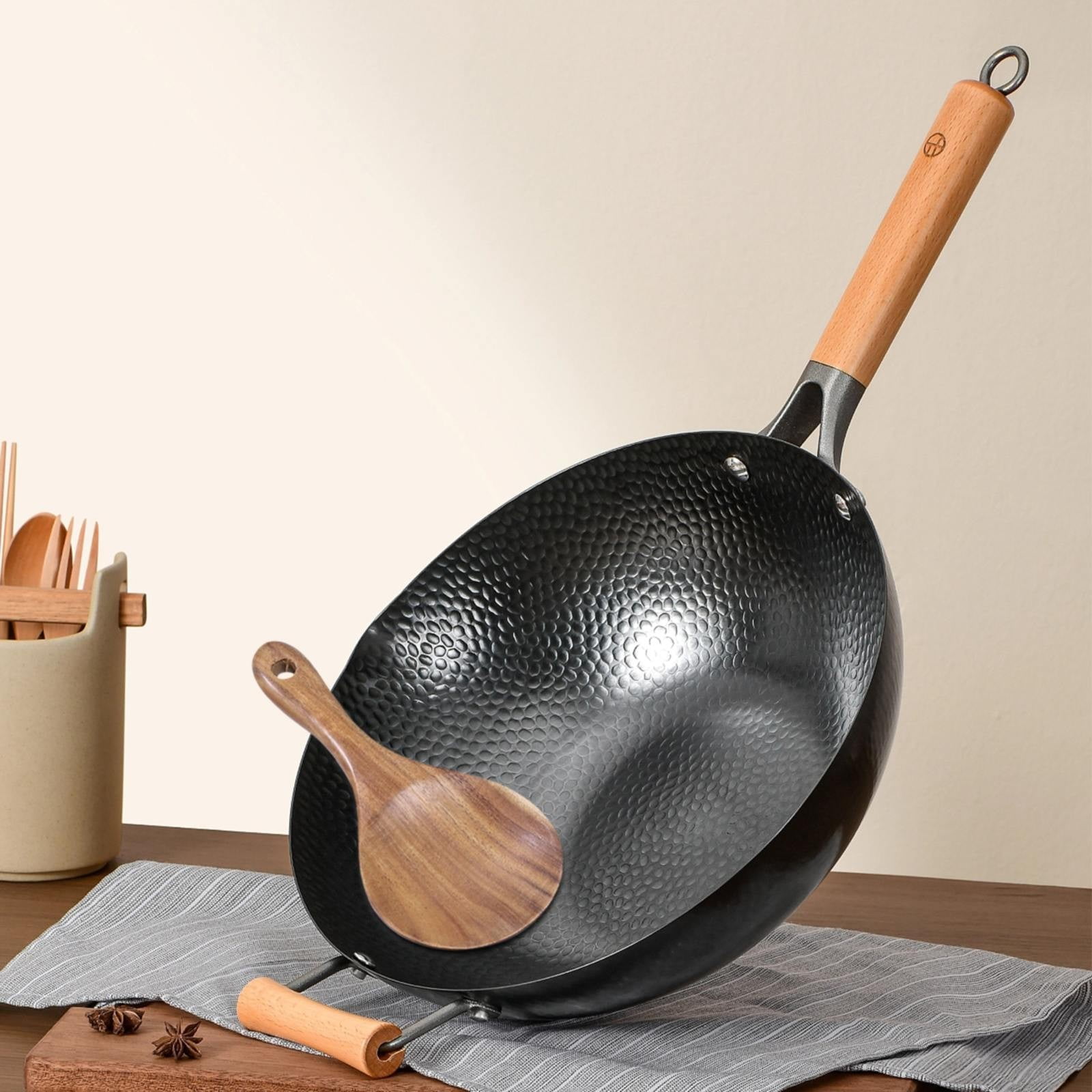JWDX Cooking Utensils Clearance! Wooden Rice Spoon Rice for Rice Potato Desserts Teak Wood Rice Serving Spoon Rice Cooker Spatula 7*3.2Inch, Cooking Utensils Promotion Include Rice Spoon X1 Khaki - Image 8