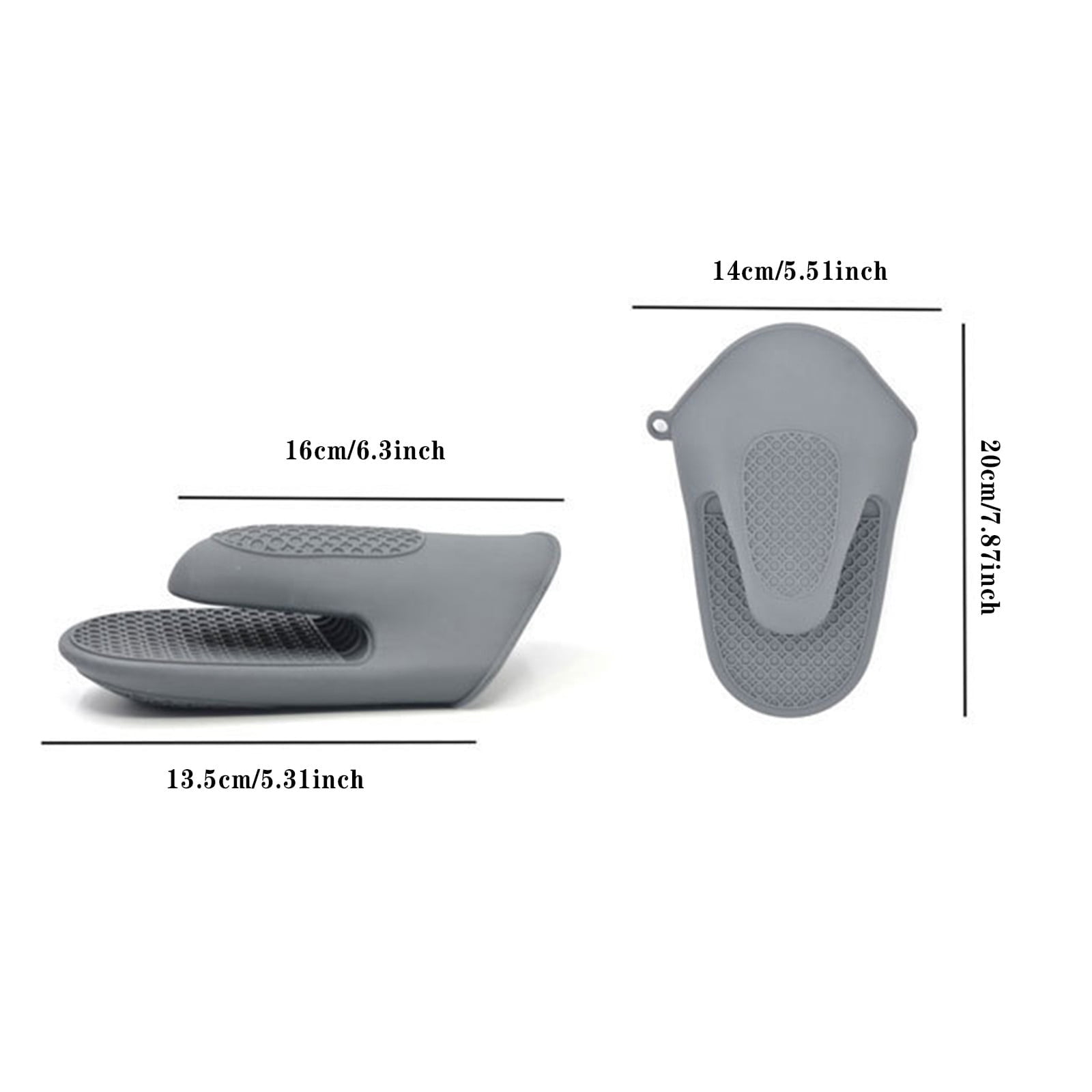 JWDX Oven Mitts Clearance! Mini Silicone Oven Mitts Set Oven Mitts Heat Insulation Oven Gloves for Kitchen Cooking and Baking Protecting Fingers Mini Oven Hand Clips, Include 1Pc Silicone Gloves A - Image 3