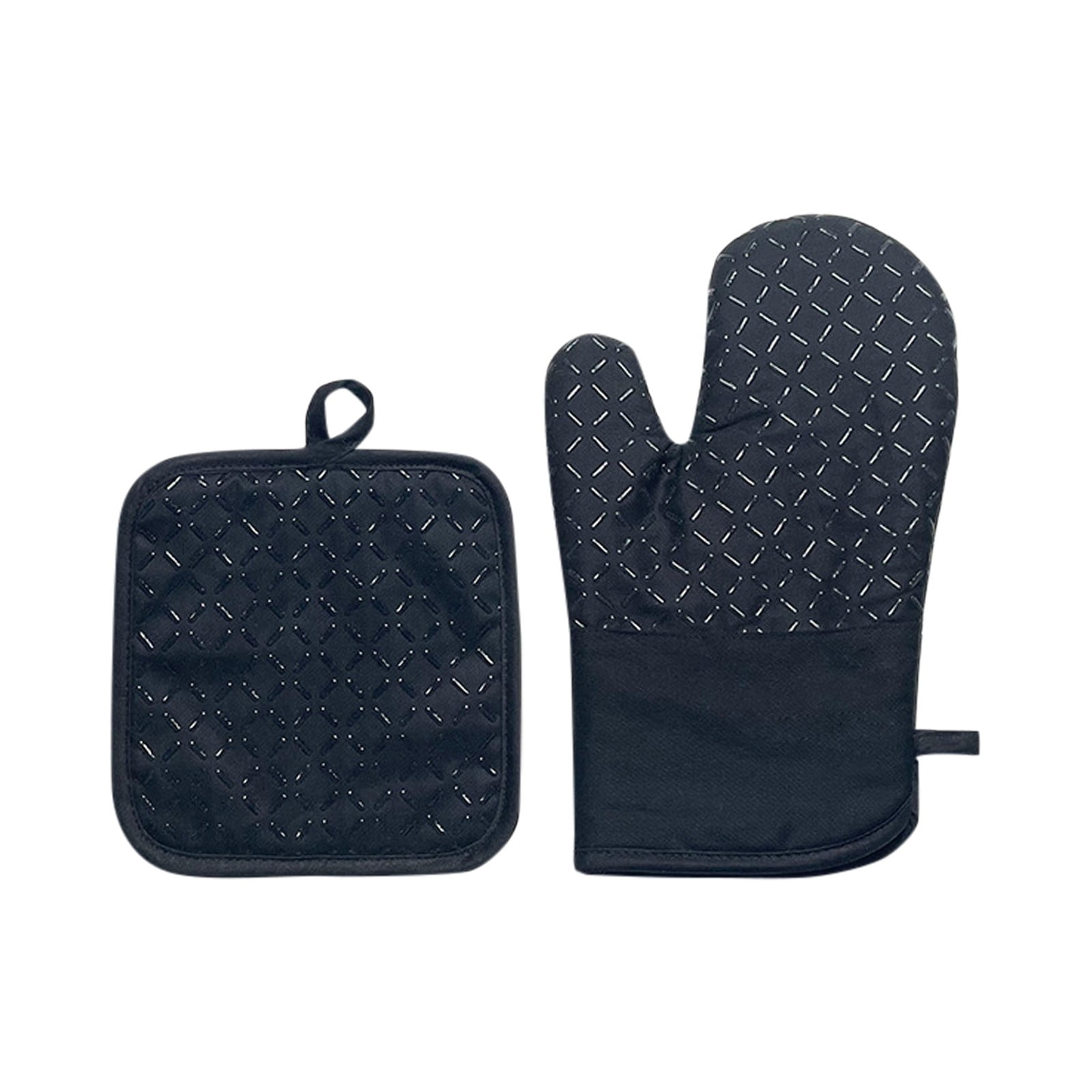JWDX Oven Mitts Clearance! Microwave Silicone Insulation Gloves Thickened Anti-Slip Kitchen Oven Baking Anti-Scalding Gloves, Include 1 Heat Resistant Oven Mitt Silicone Oven Mitt AS shown - Image 1