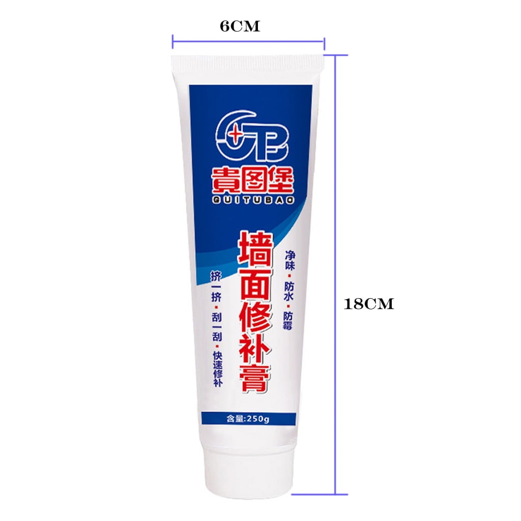 JWDX Cleaning Brush Clearance! White Latex Paint Wall Wall Cracks Ointment, Cleaning Brush Promotion Include 1X Wall Repair Paste 1X Scraper White - Image 5
