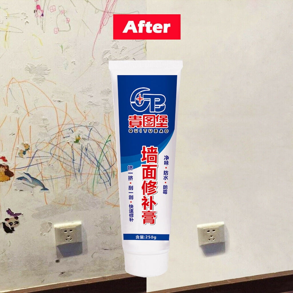 JWDX Cleaning Brush Clearance! White Latex Paint Wall Wall Cracks Ointment, Cleaning Brush Promotion Include 1X Wall Repair Paste 1X Scraper White - Image 8