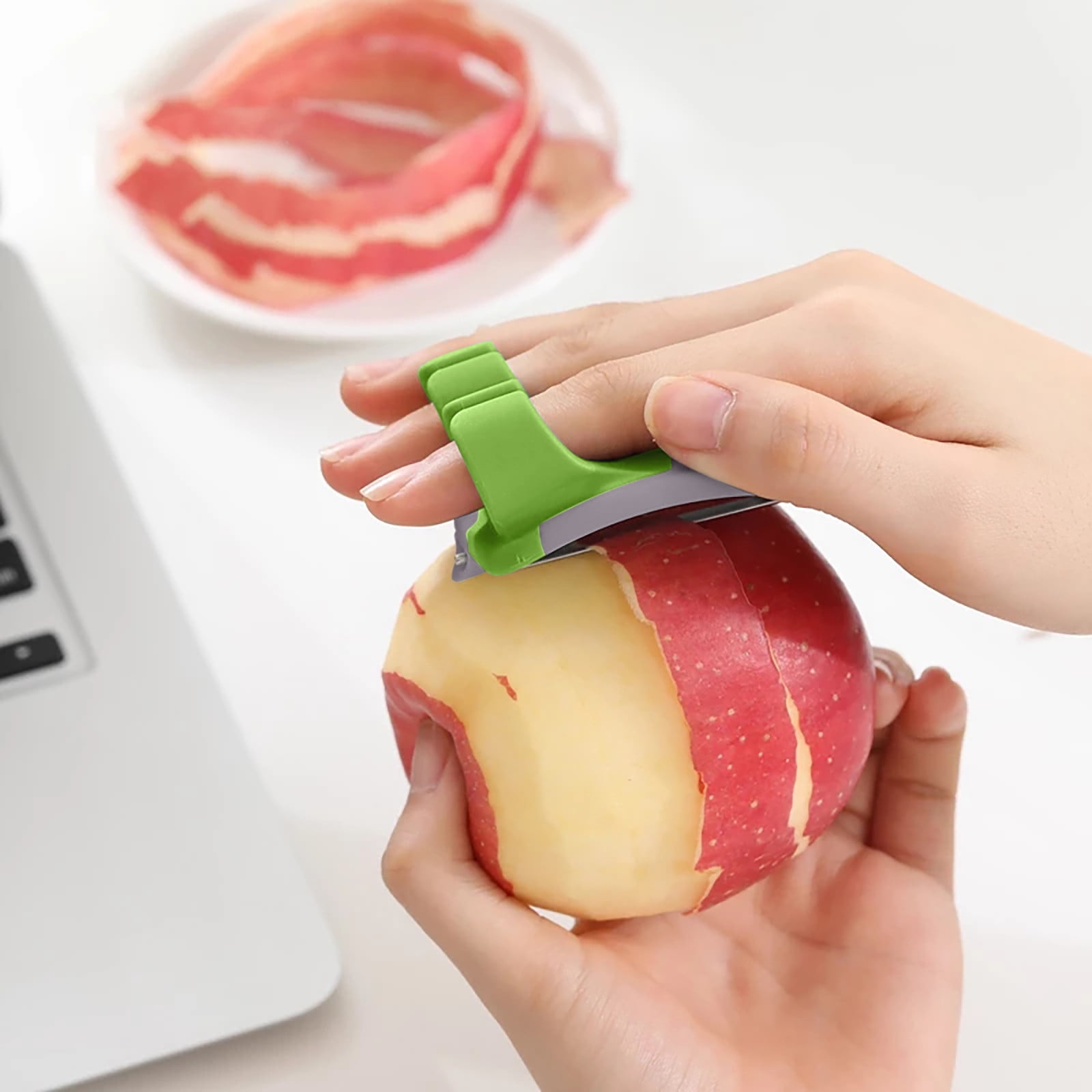 JWDX Peeler Clearance! Vegetable Peeler Simple Kitchen Planer Peel Peeler Potato Carrot Grating Machine Fruit Knife Pear Chopped, Kitchen Peeler Promotion Include 1Pc Peeler AS shown - Image 5