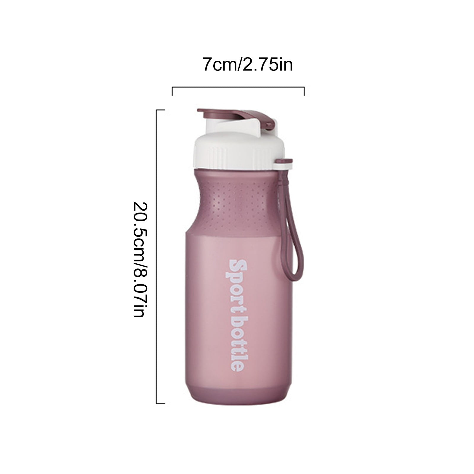 Clearance Back to School Supplies! JWDX Portable Fitness Sports Water Bottle Pp Creative Lid Snap Button Space Cup Outdoor Portable Cup B (Include: 1X Sports Water Bottle) Clearance Sale A - Image 2