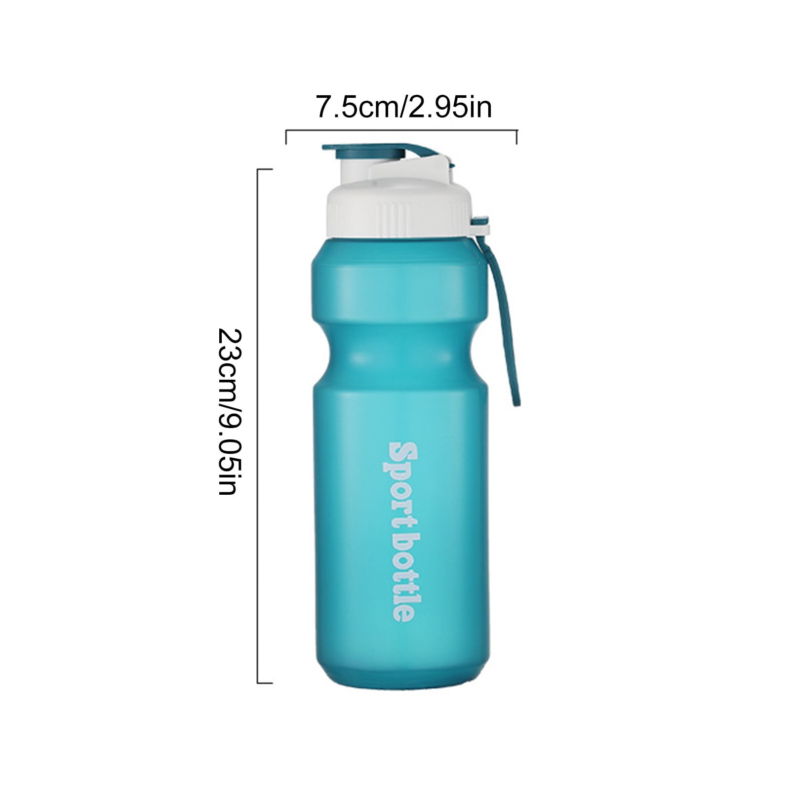 Clearance Back to School Supplies! JWDX Portable Fitness Sports Water Bottle Pp Creative Lid Snap Button Space Cup Outdoor Portable Cup B (Include: 1X Sports Water Bottle) Clearance Sale B - Image 2