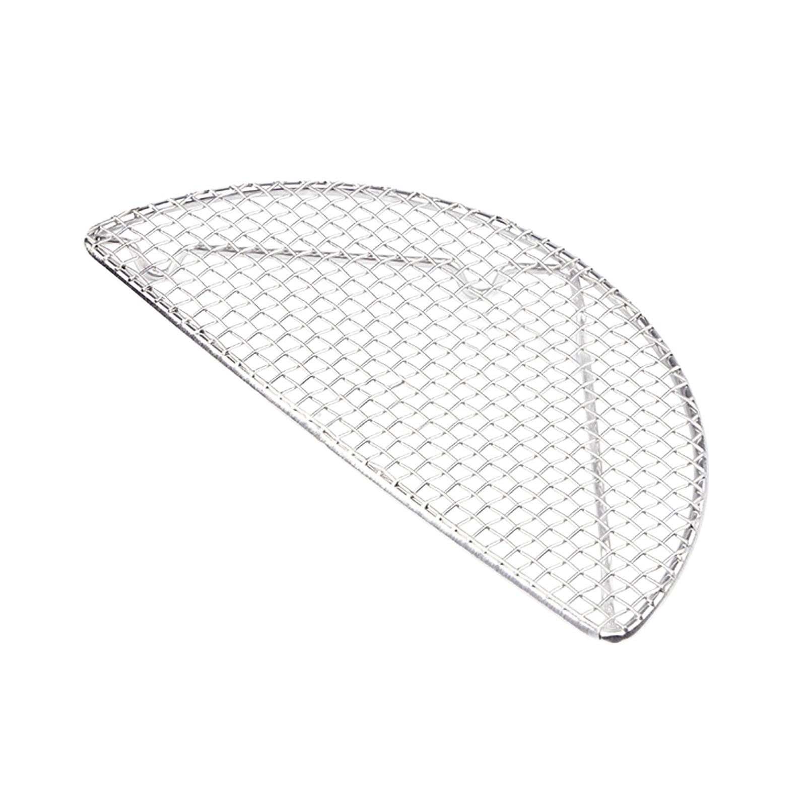 JWDX Barbecue Grill Clearance! Outdoor Home Cooking Stainless Steel Barbecue Rectangular Semicircular Multi Shape Multi Size Storage Barbecue Net, Tempura Fried Food Net Rack Japanese Cuisine S6-B - Image 1