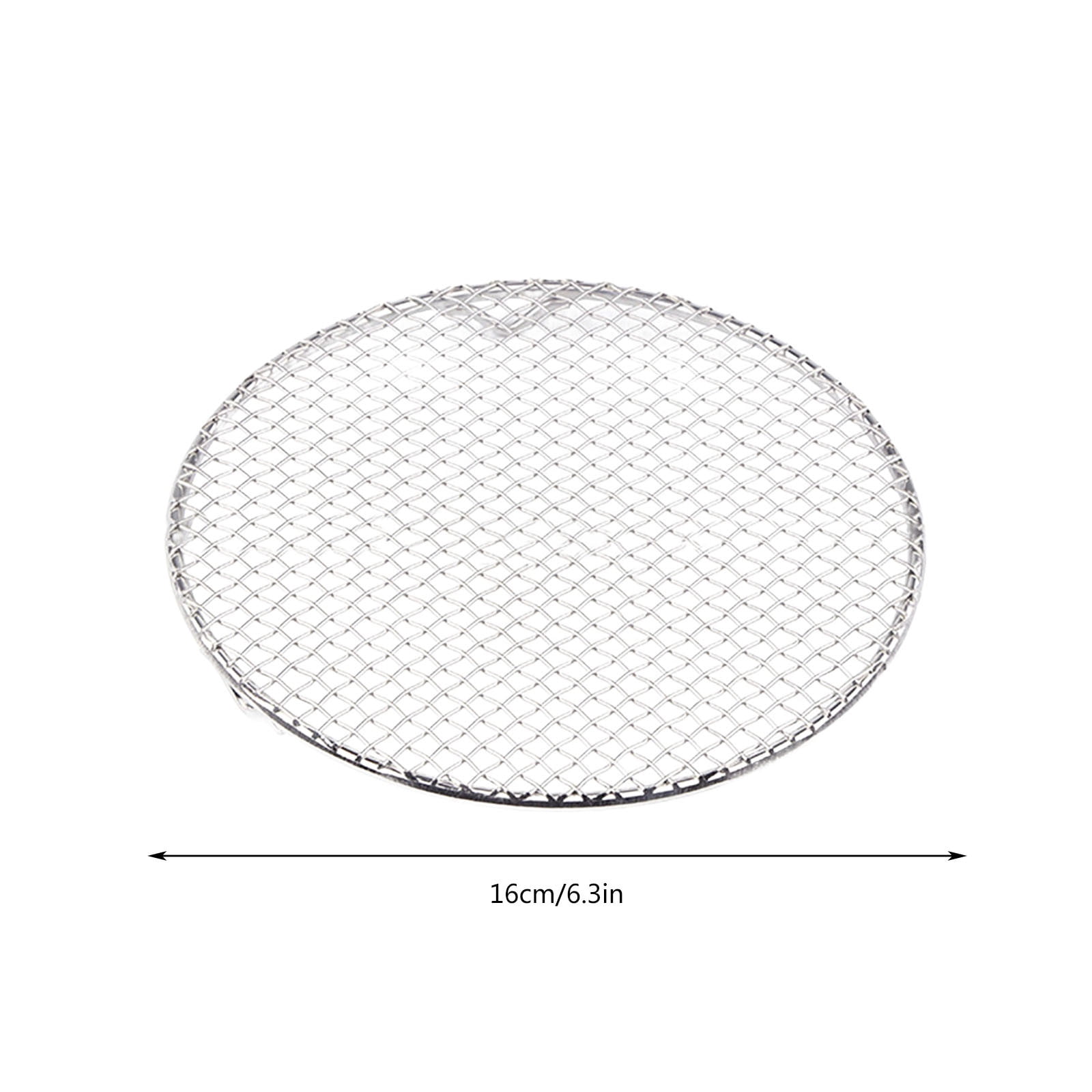JWDX Barbecue Grill Clearance! Outdoor Home Cooking Stainless Steel Barbecue Rectangular Semicircular Multi Shape Multi Size Storage Barbecue Net, Tempura Fried Food Net Rack Japanese Cuisine S6-C - Image 2