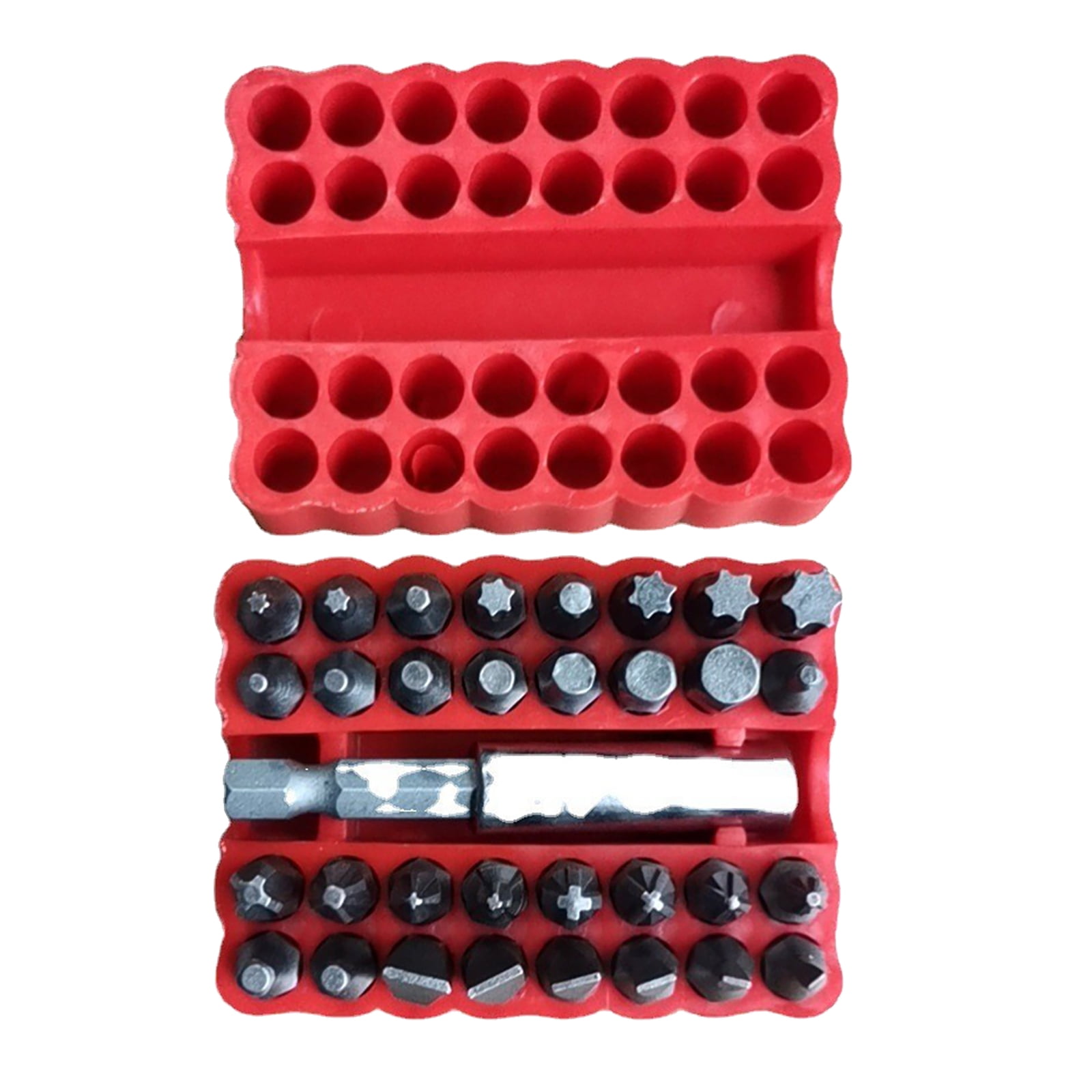 Clearance! JWDX Drill, Drill Bit Promotion, Electric Screwdriver Combination Suit Hexagonal Slotted Opening Various Styles Multi Size Screwdriver 33 Pieces Set A - Image 1