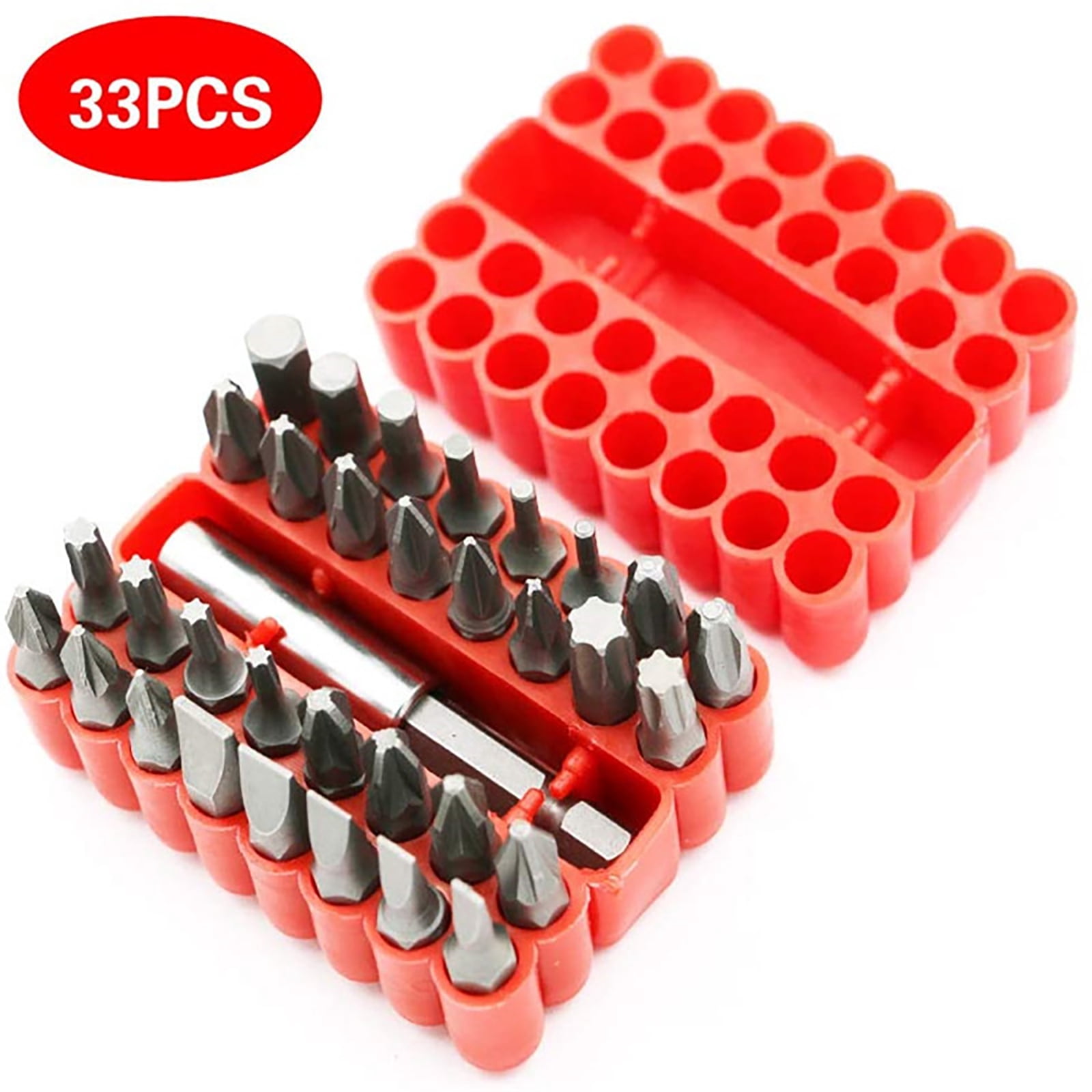 Clearance! JWDX Drill, Drill Bit Promotion, Electric Screwdriver Combination Suit Hexagonal Slotted Opening Various Styles Multi Size Screwdriver 33 Pieces Set A - Image 5