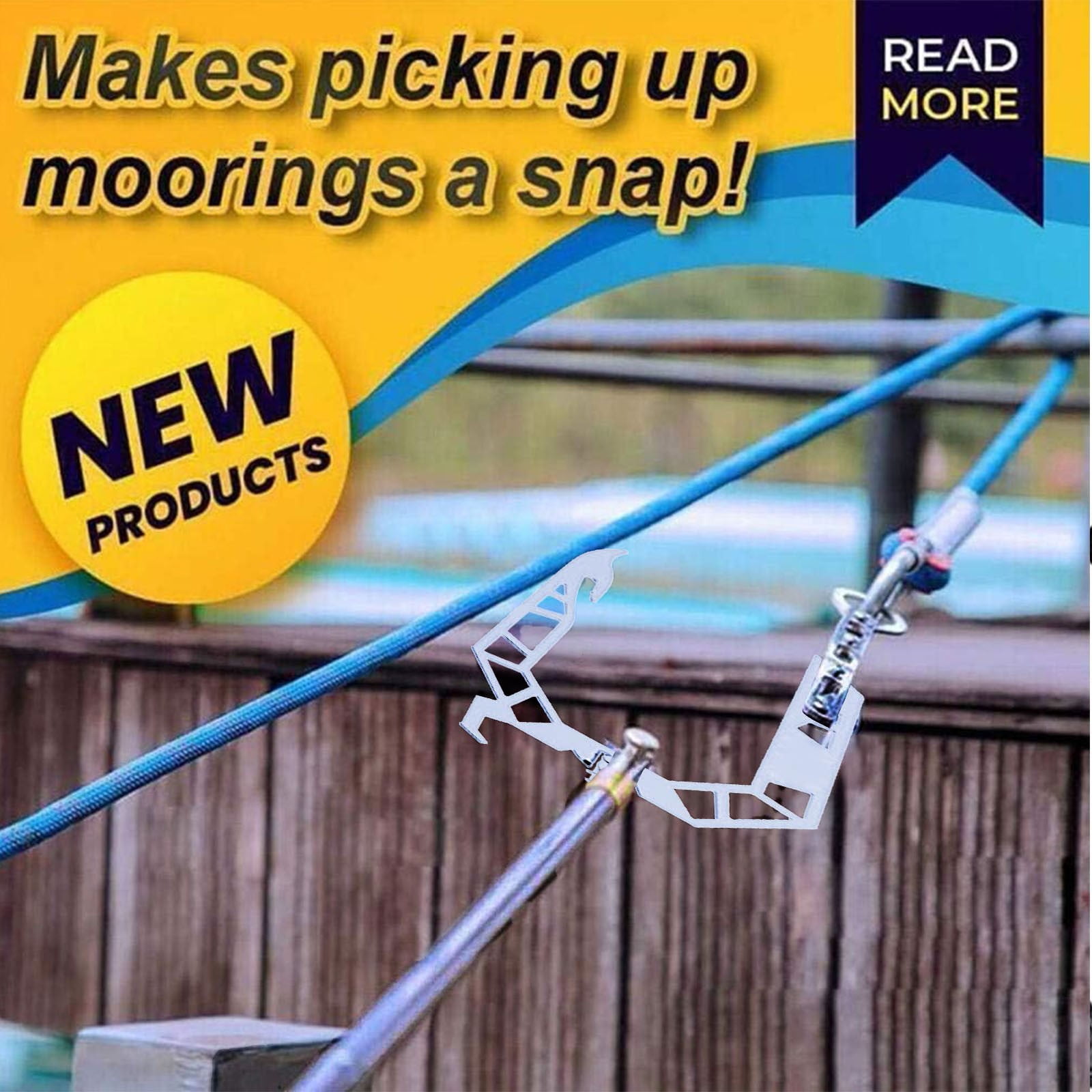 Clearance Back to School Supplies! JWDX Multifunctional Hook C, for Dormitories, Apartments, Shared Spaces and Study Areas (Include: Hook*1, Telescopic Handle*1) Clearance Sale C - Image 2