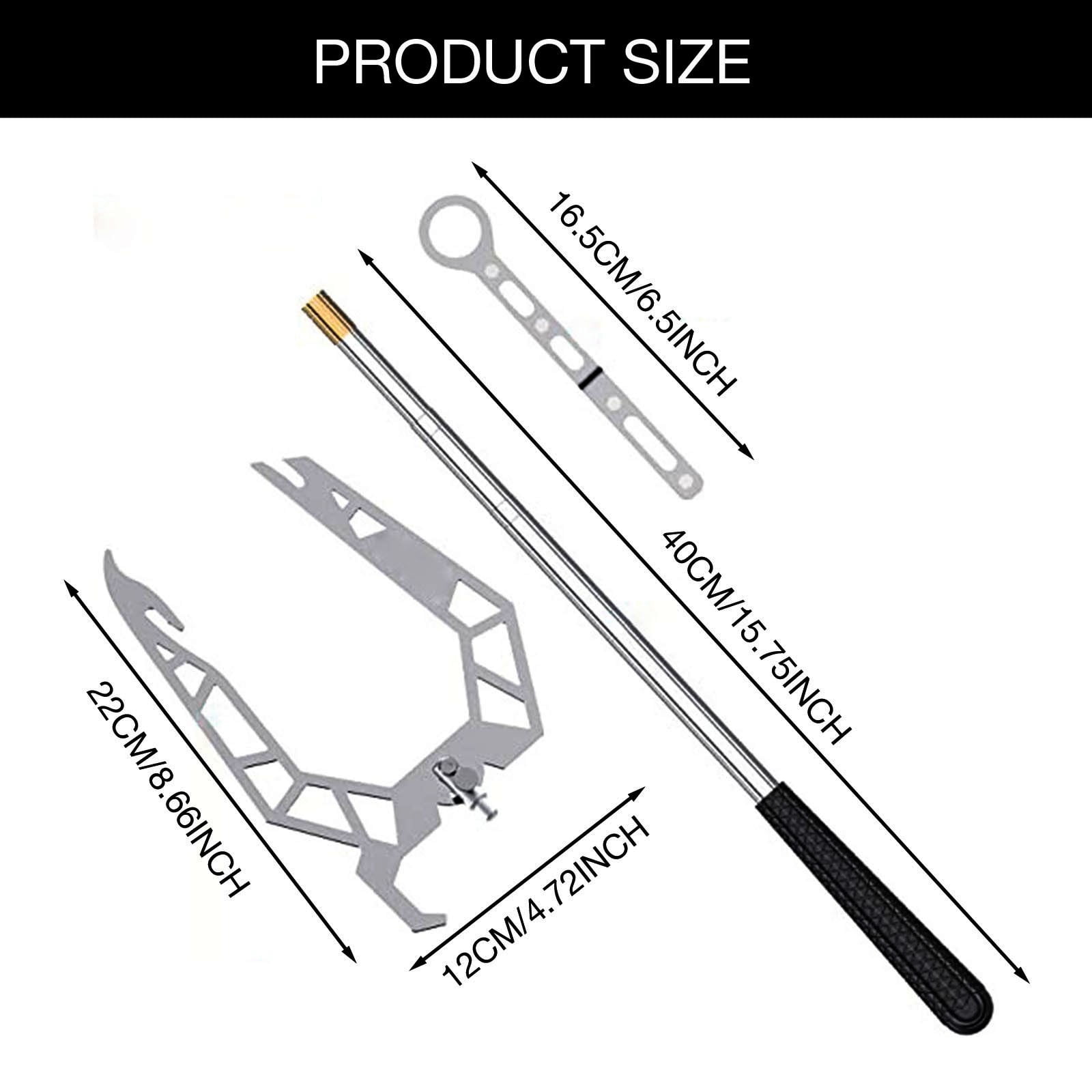 Clearance Back to School Supplies! JWDX Multifunctional Hook C, for Dormitories, Apartments, Shared Spaces and Study Areas (Include: Hook*1, Telescopic Handle*1) Clearance Sale C - Image 3