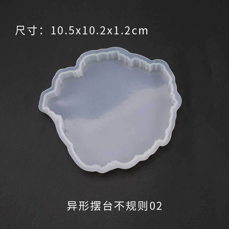 JWDX Diy Silicone Mould Clearance! Epoxy Silicone Mold B, Diy Crystal Glue Utensil Special Shaped Irregular Shape Cushion Tool Decoration Silicone Props, include 1X Mold B - Image 2