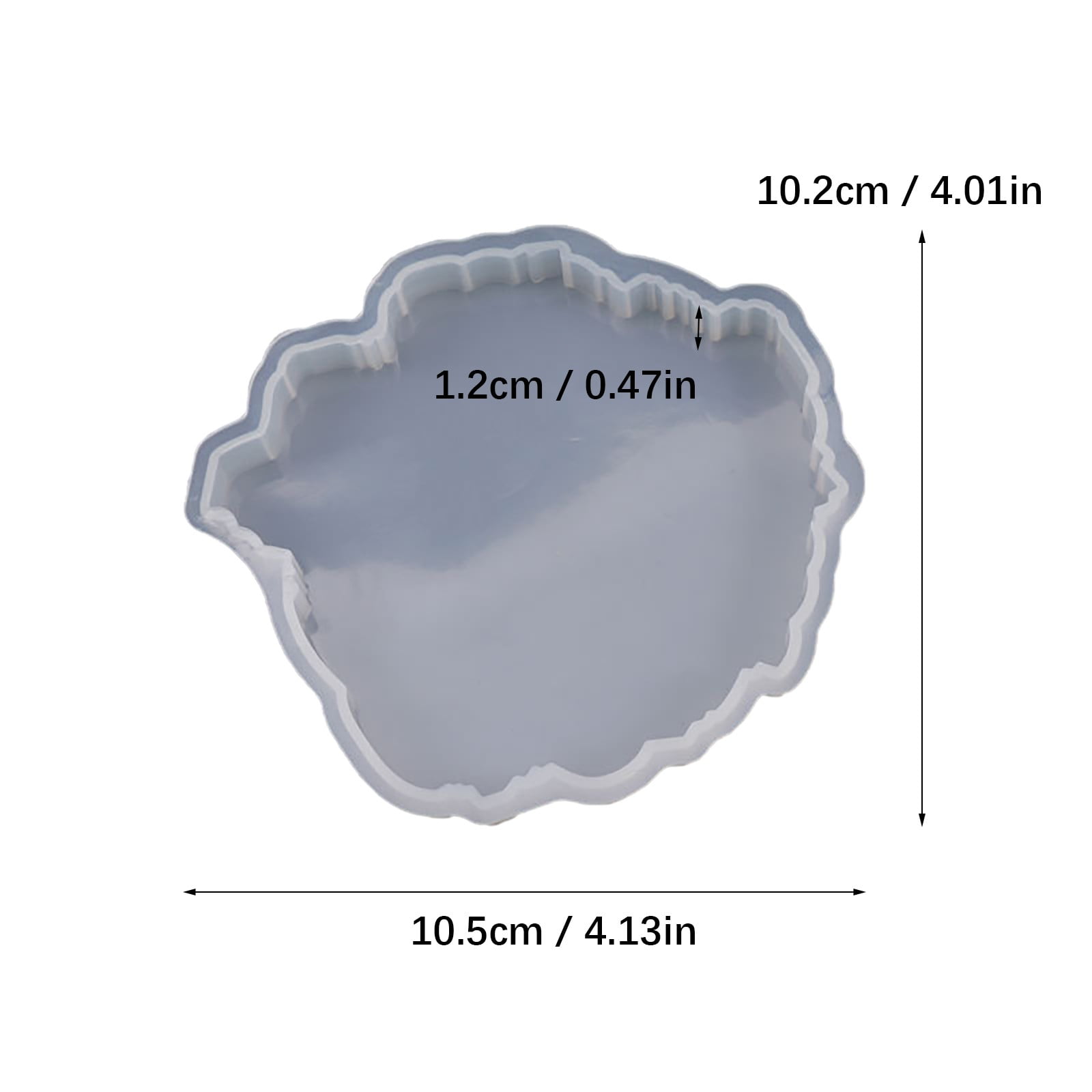 JWDX Diy Silicone Mould Clearance! Epoxy Silicone Mold B, Diy Crystal Glue Utensil Special Shaped Irregular Shape Cushion Tool Decoration Silicone Props, include 1X Mold B - Image 3
