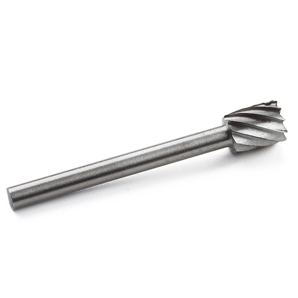 JWDX Drill Bit Clearance! 10Pcs Fine Needle Rotary Files White Diamond Drill Bits Silver, 10 Pcs/Set Hss Dremel Routing Rotary Milling Rotary File Cutter Wood, include 10 Drill Bits Silver - Image 6