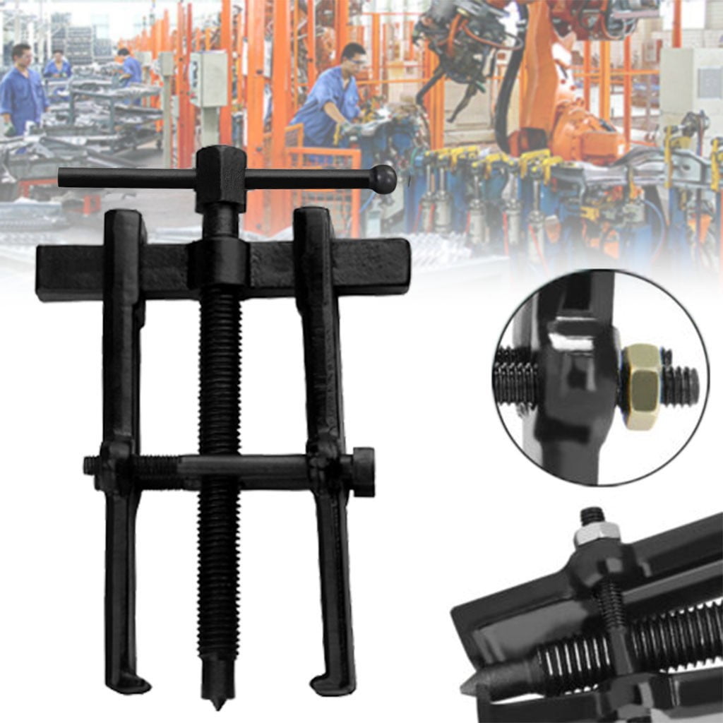 JWDX Screwdriver Clearance! Two-Inch Two-Claw Puller, Puller Jaw Tool Bearing Mechanics Remover Small Gear 2 Two Leg Pulley Tools and Home Improvement, include 1X 2-Inch 2-Claw Puller Black - Image 1